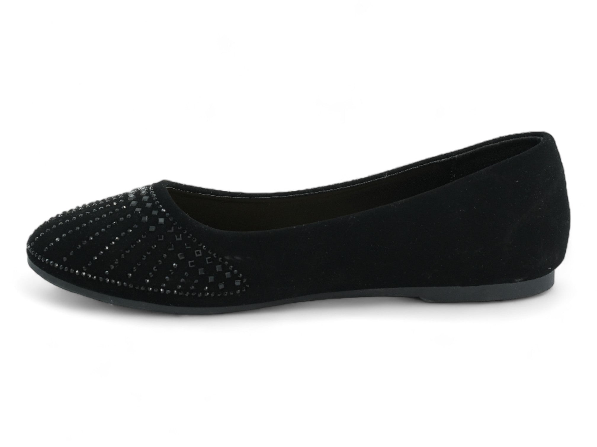 Womens Black Roberta Flat