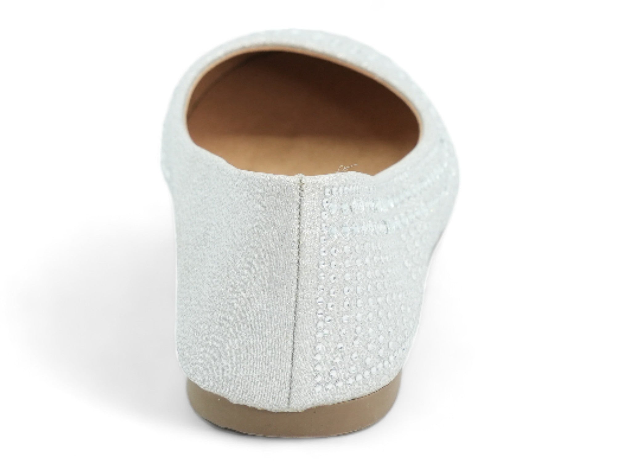 Women's Silver Roberta Flat