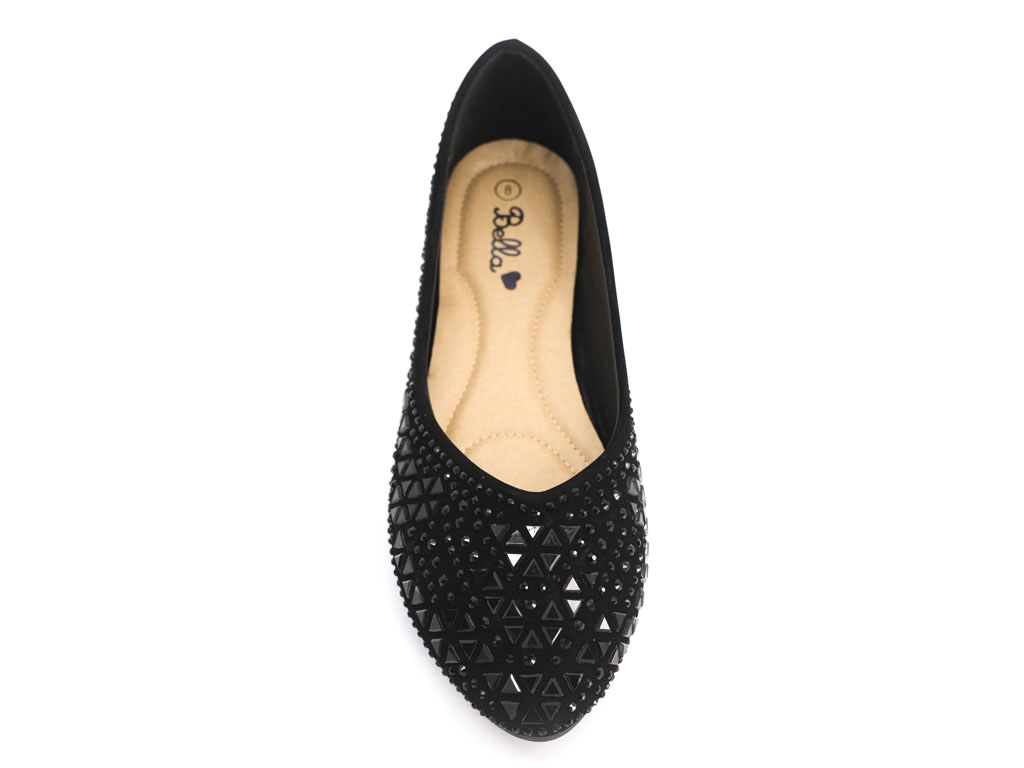 Women's Black René Flat
