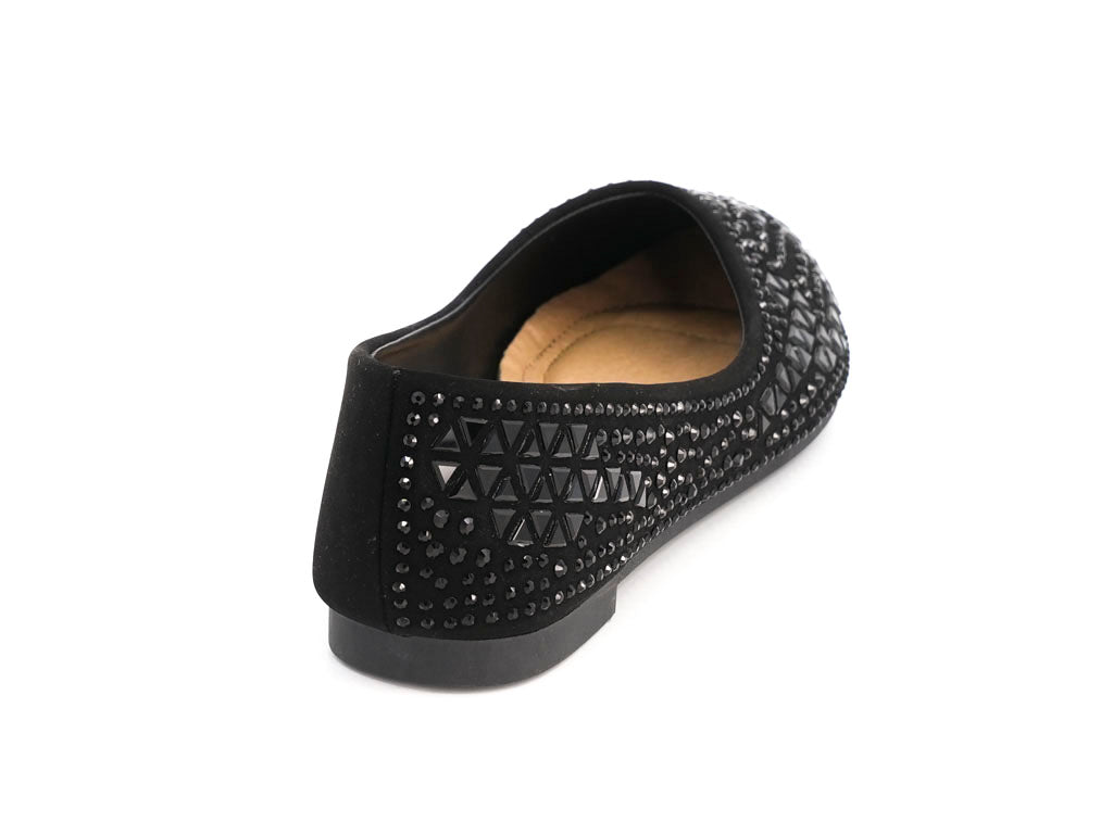 Women's Black René Flat