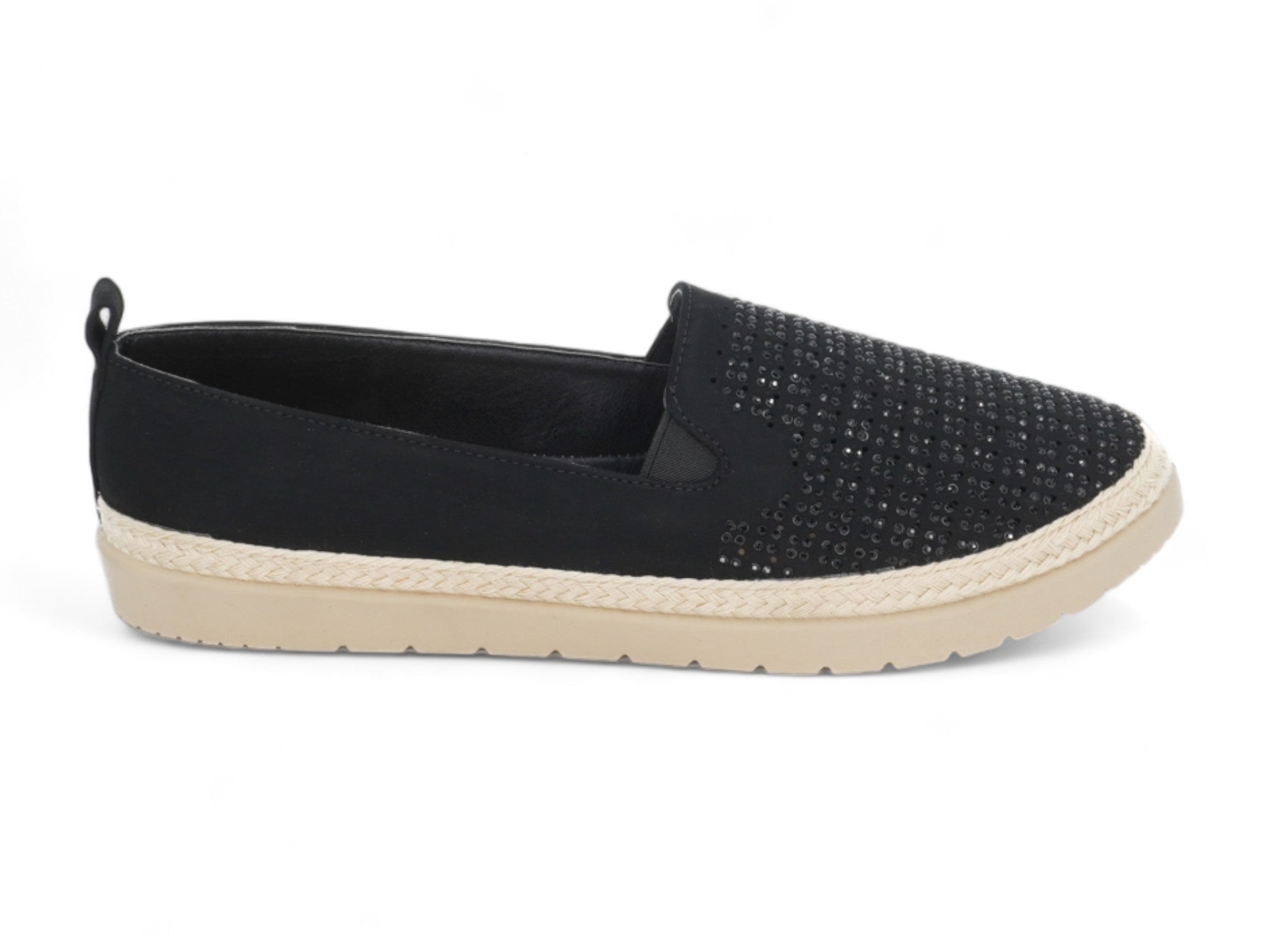 Women's Black Rowan Flat