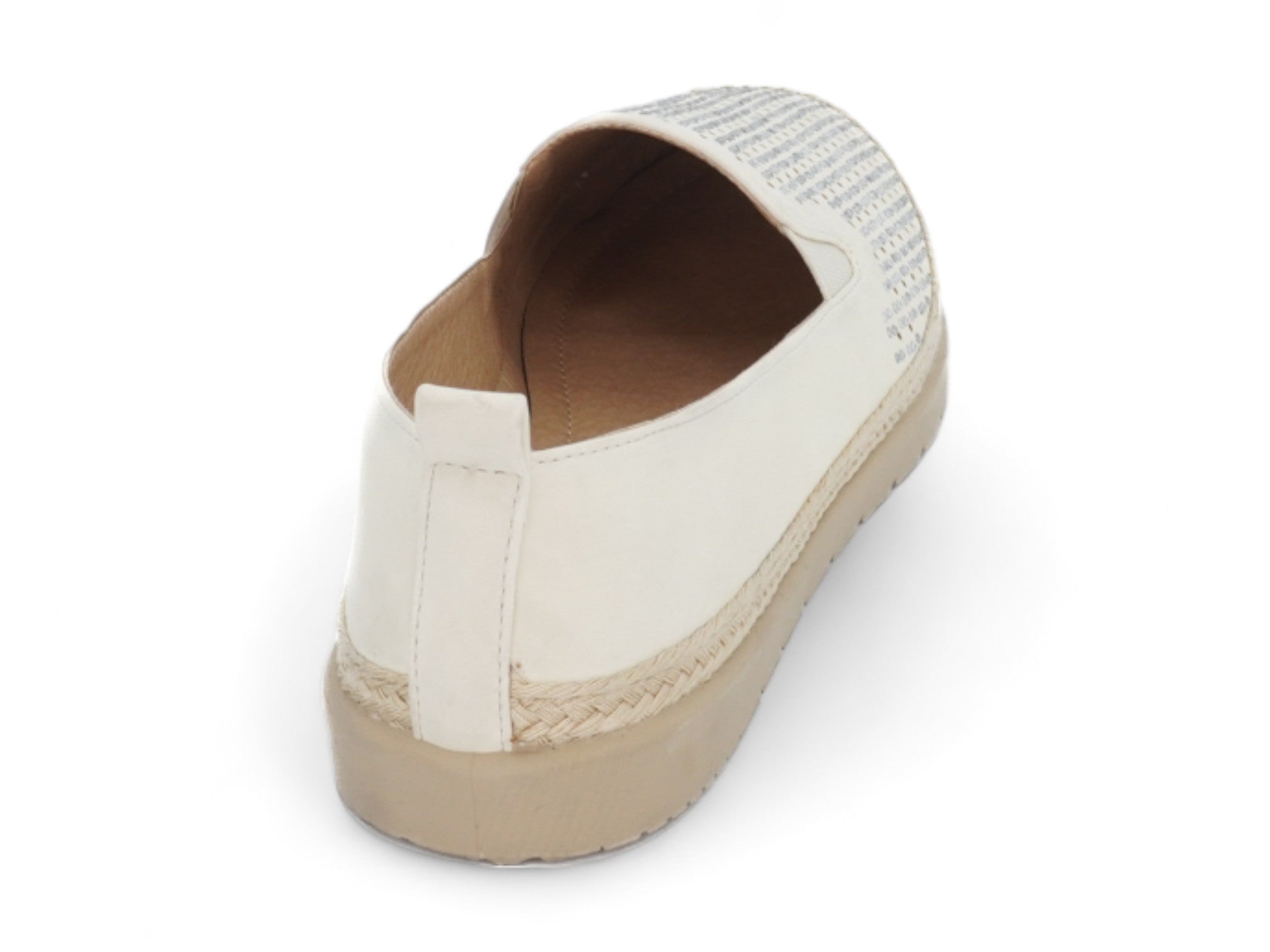 Women's White Rowan Flat