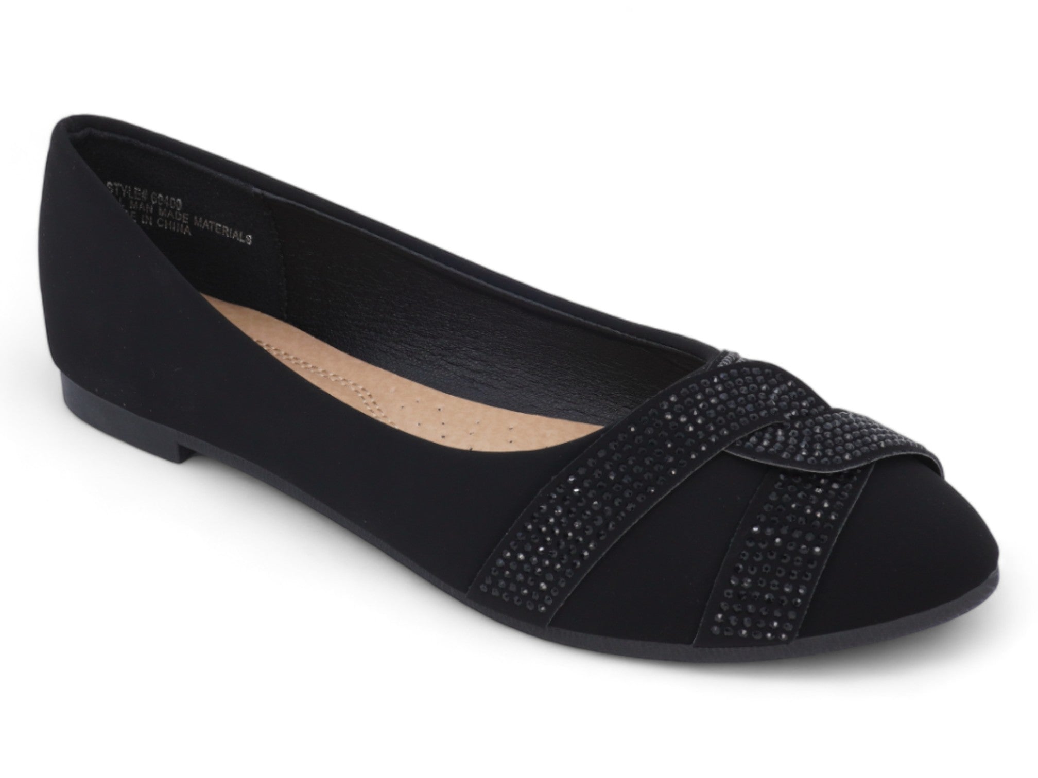 Women's Black Graylin Flat