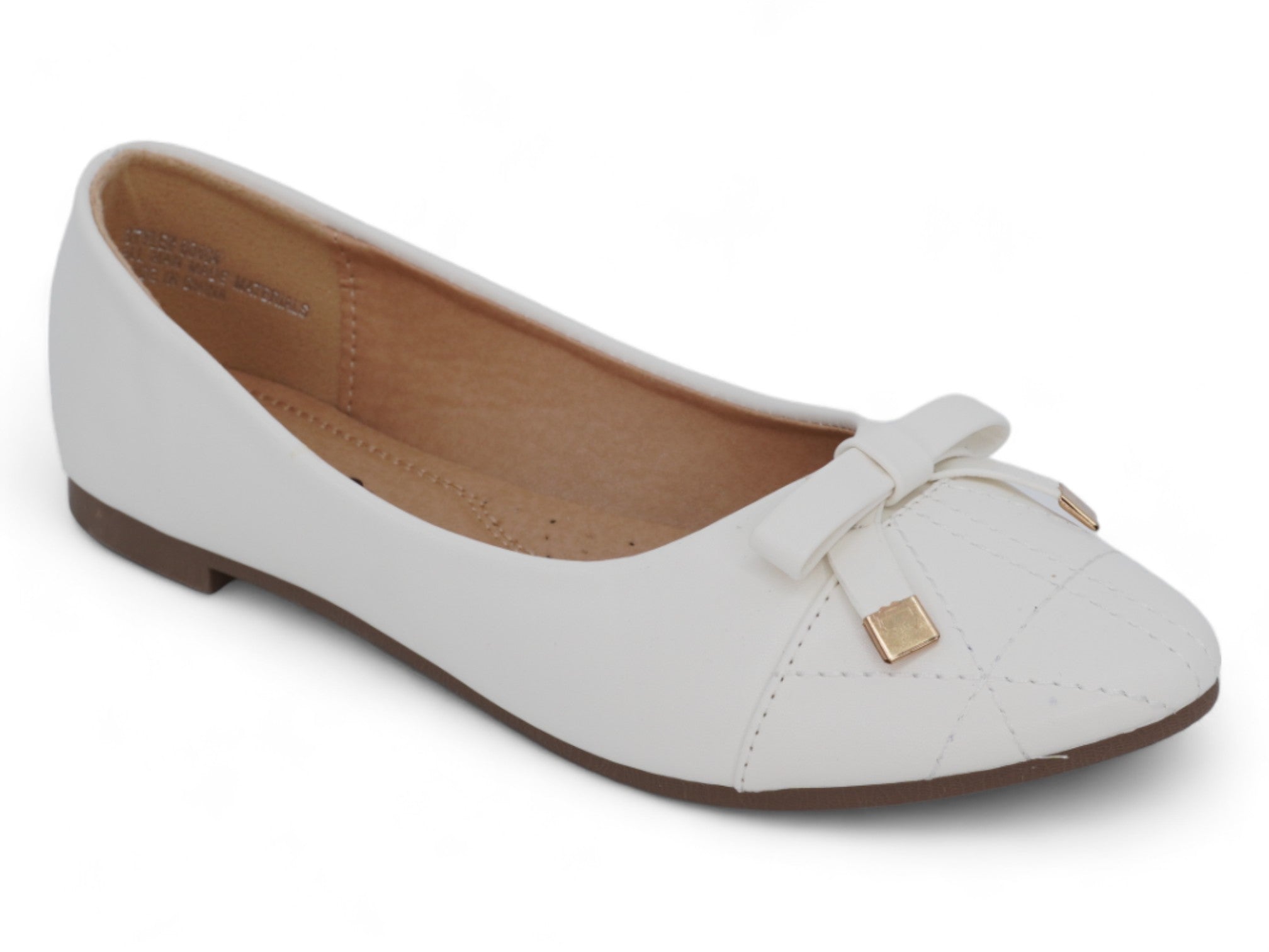 Women's White Taliah Flat