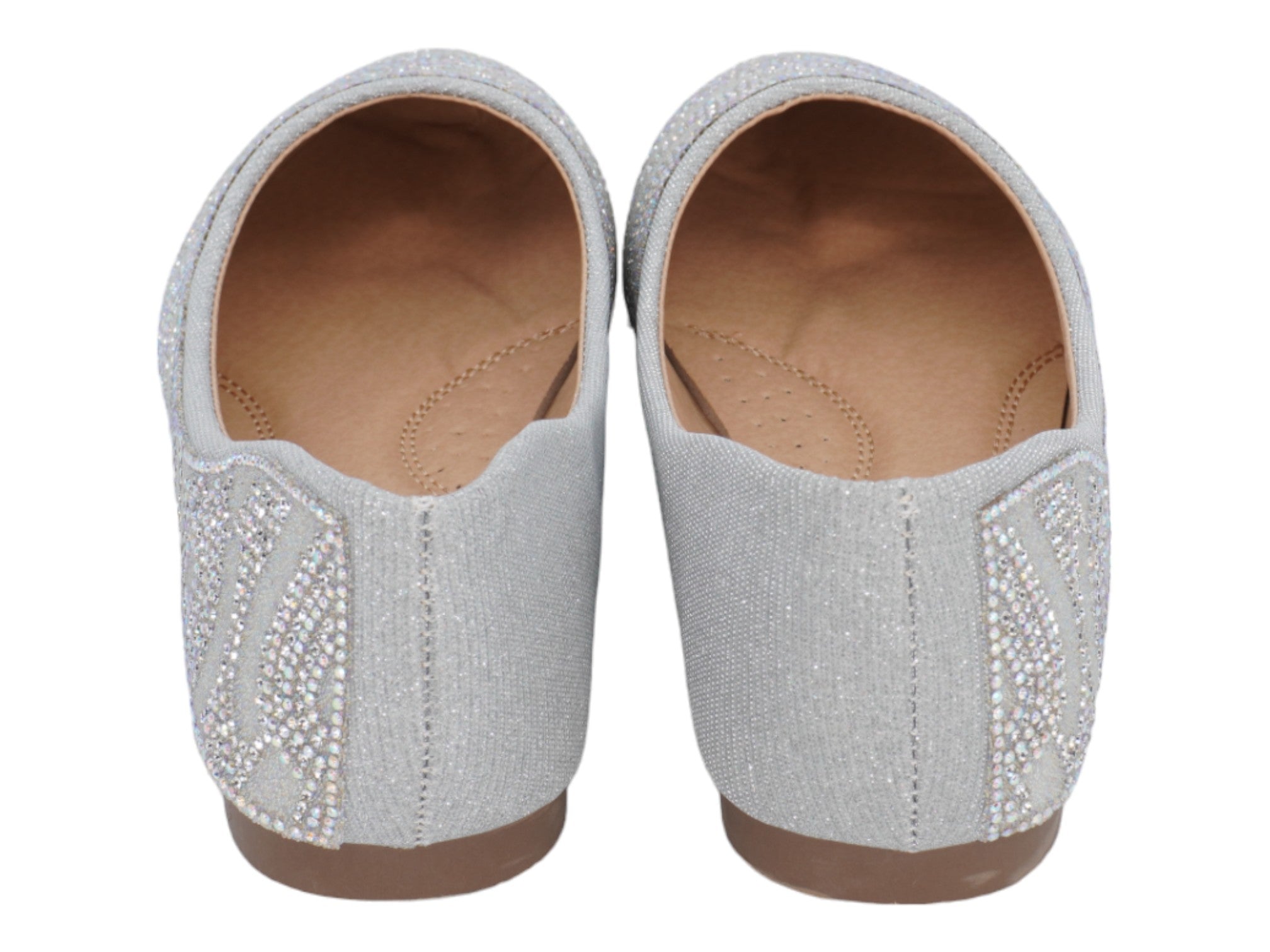 Women's Silver Gretchen Flat