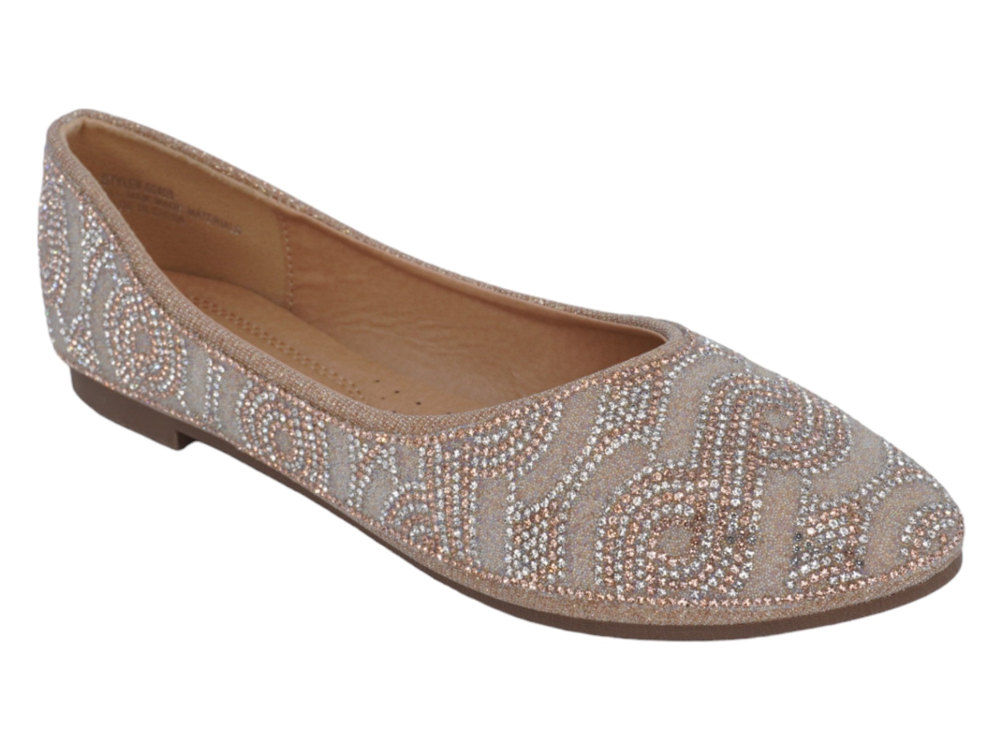 Women's Rose Gold Gretchen Flat