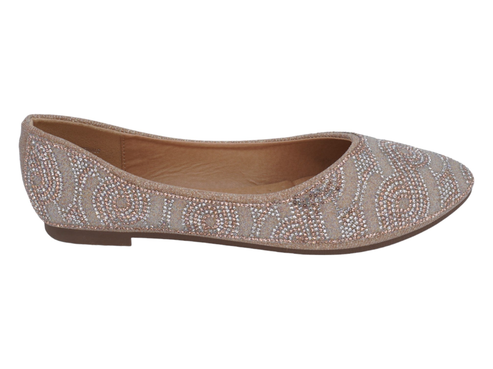 Women's Rose Gold Gretchen Flat