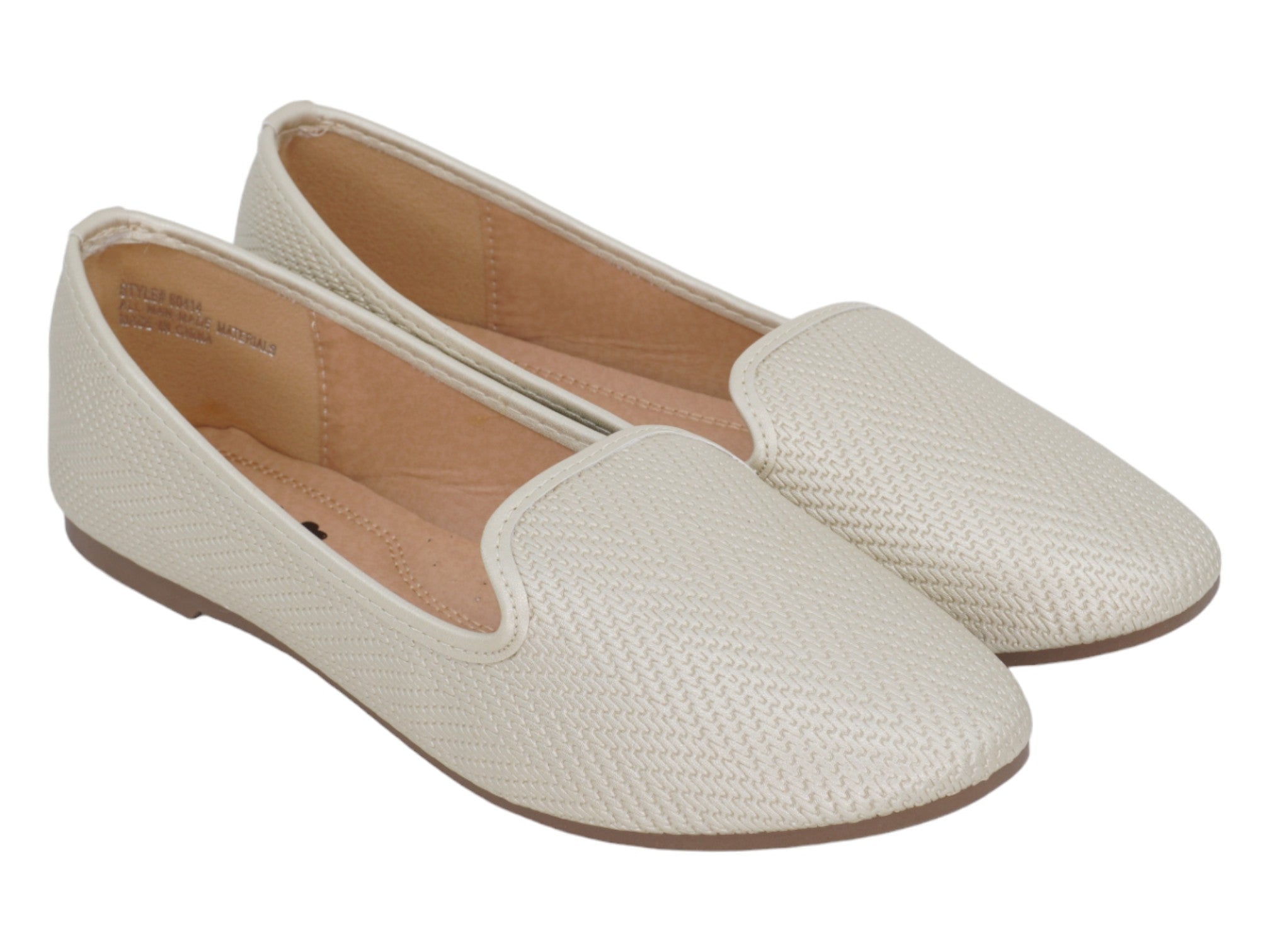 Women's Gold Annie Flat