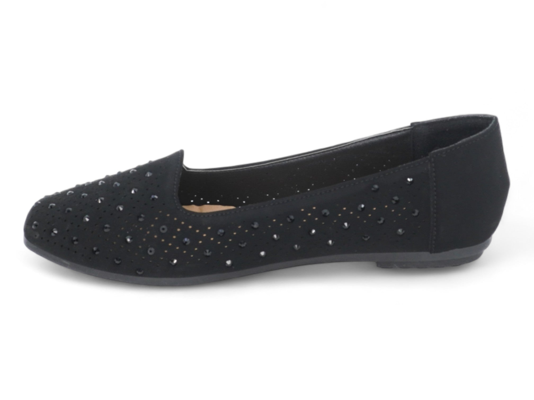 Women's Black Stevie Flat