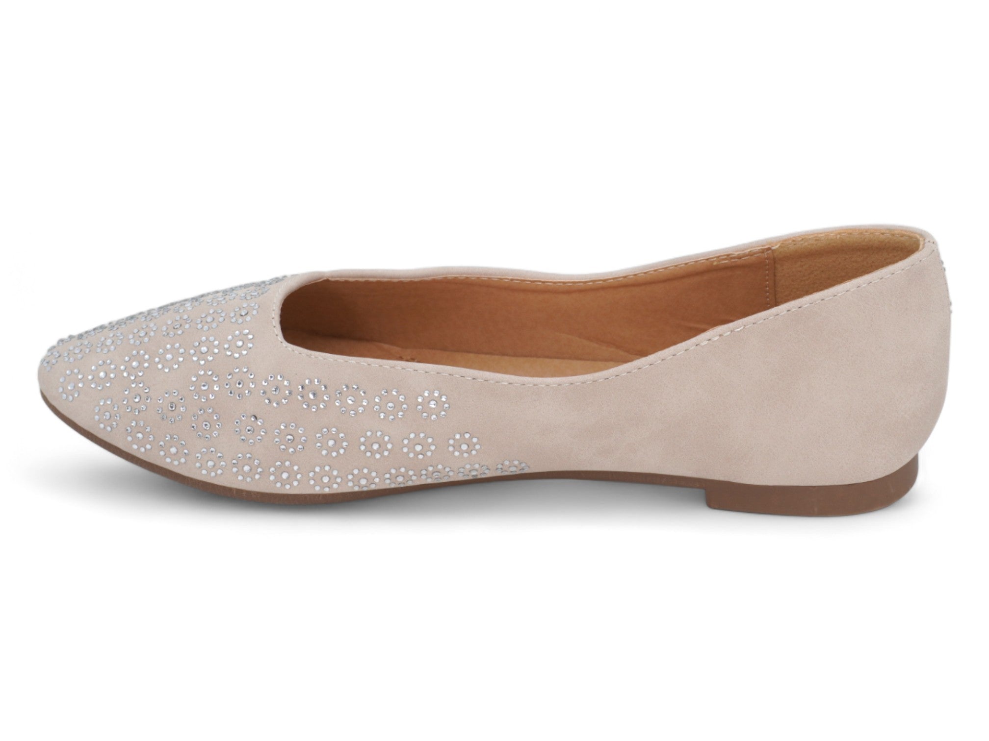 Women's Gray Rylee Flat