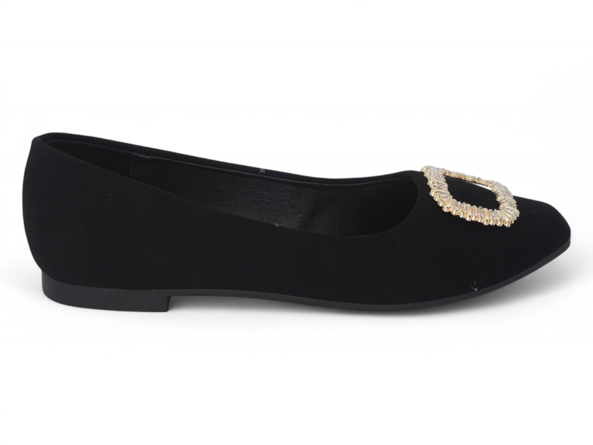 Women's Black Anne Flat