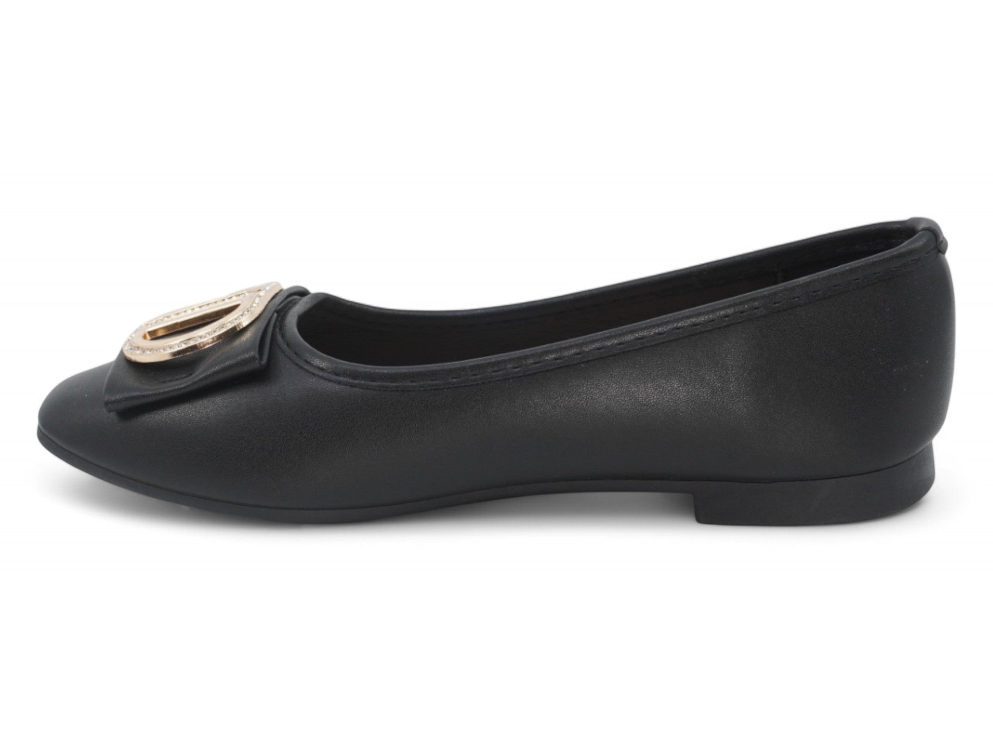 Women's Black Katherine Flat