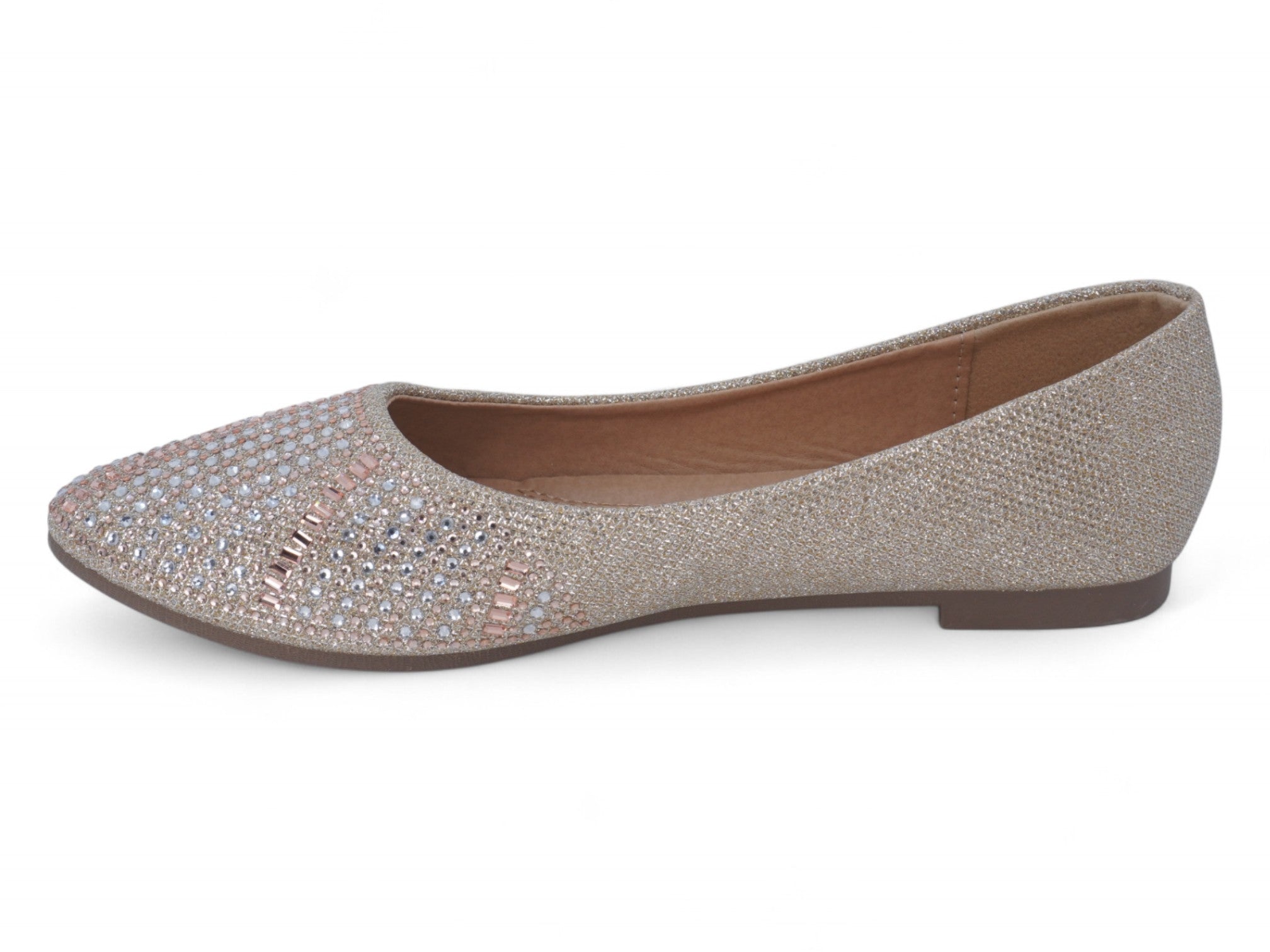 Women's Rose Gold Saoirse Flat