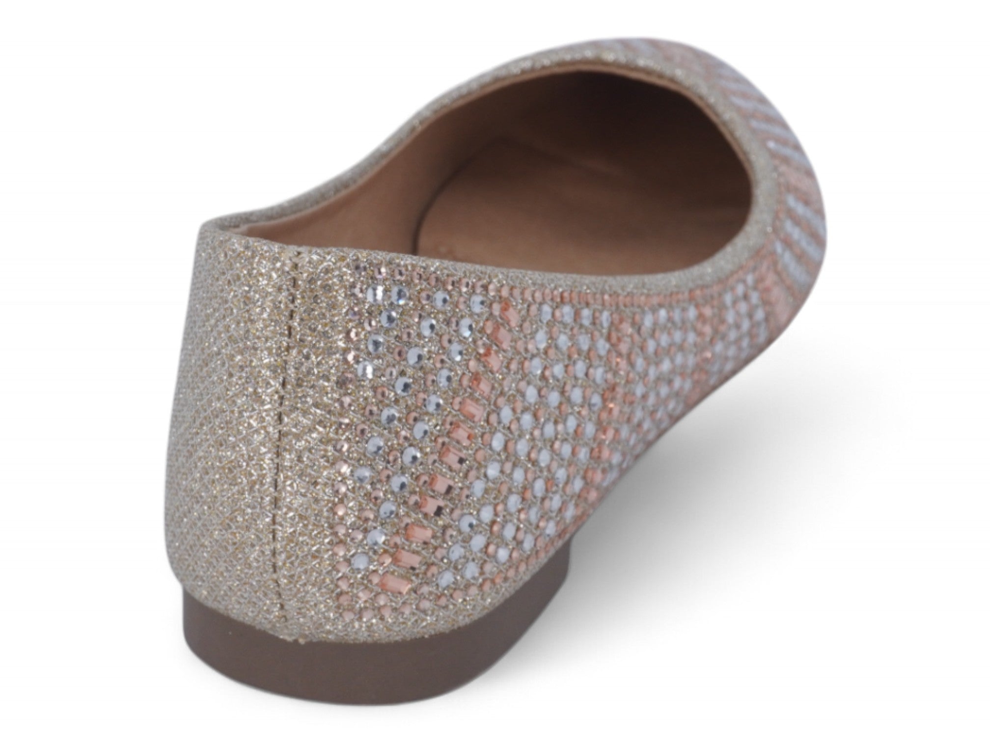Women's Rose Gold Saoirse Flat