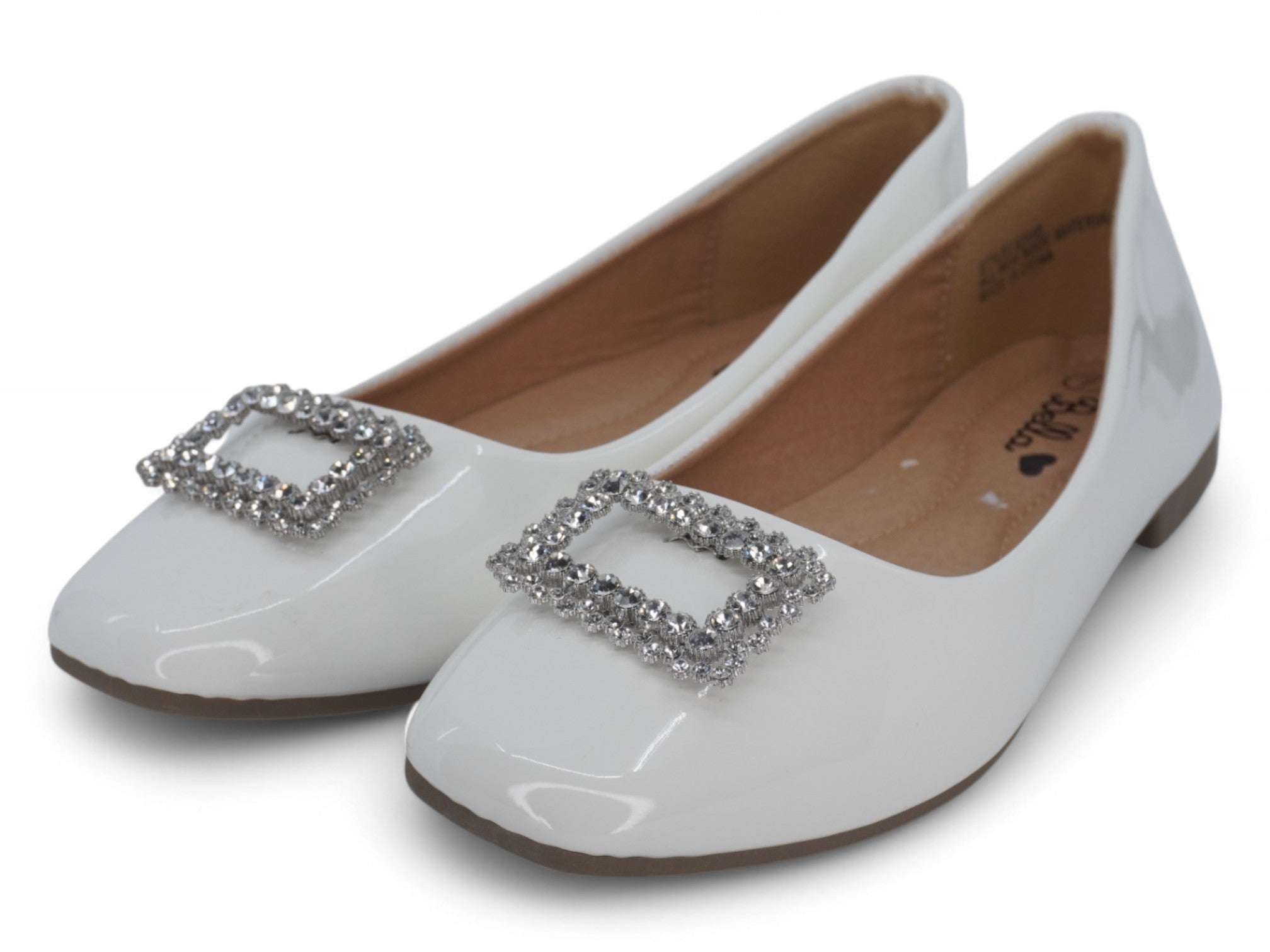 Women's White Nora Flat
