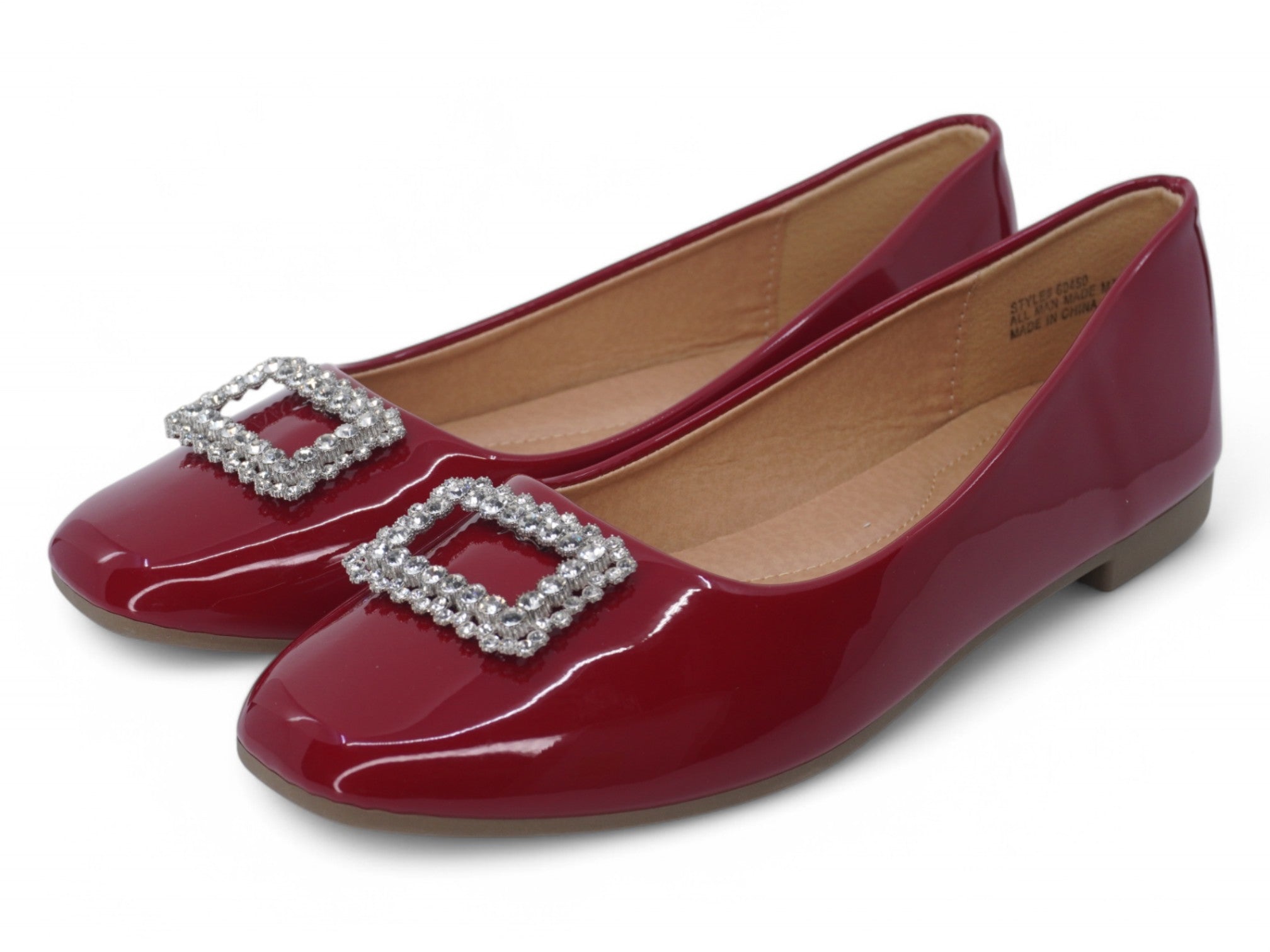 Women's Red Nora Flat