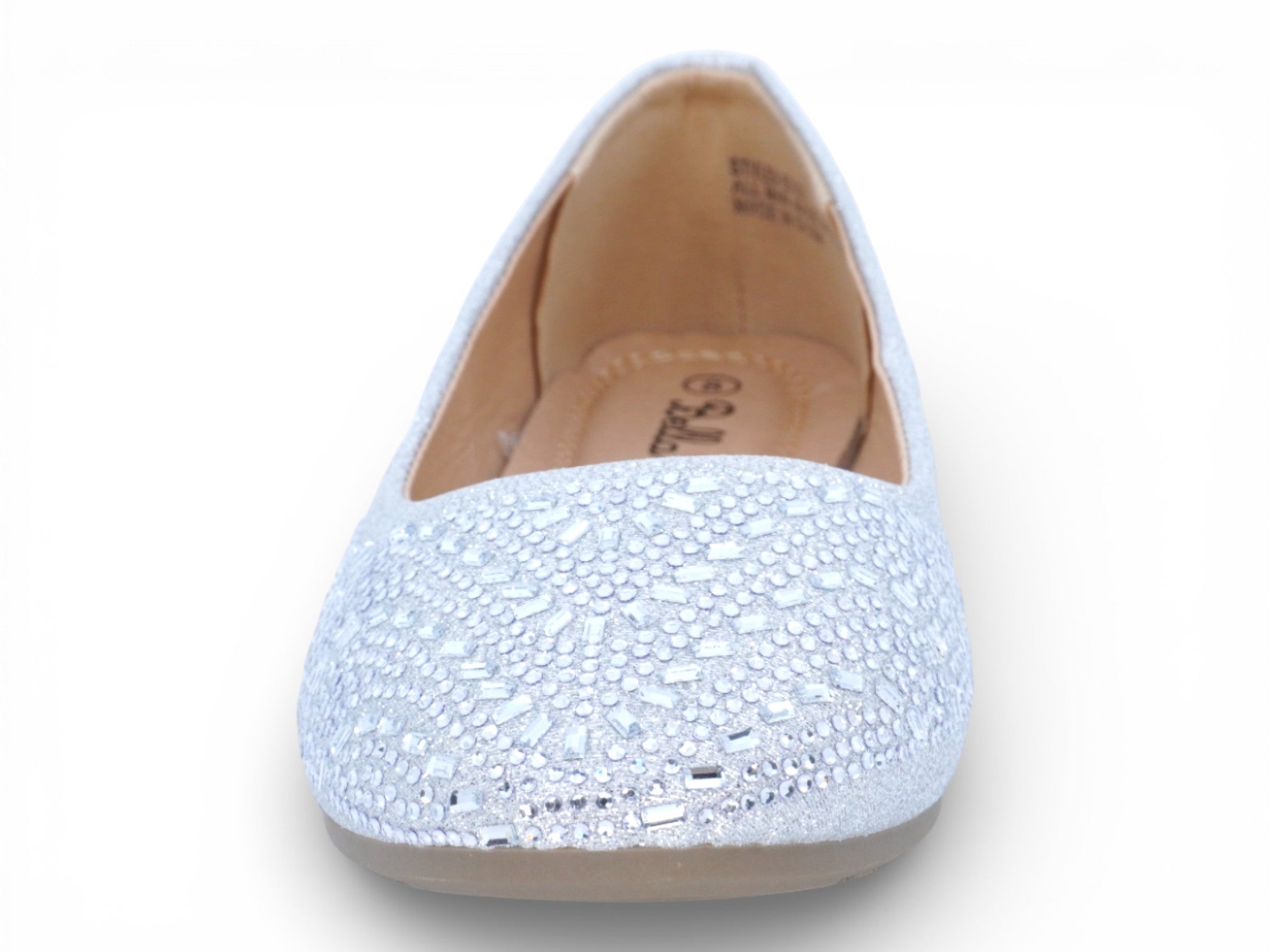 Women's Silver Alexandria Ballerina Flat