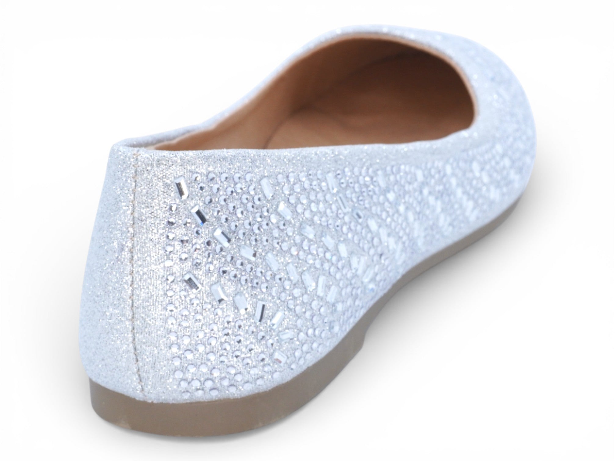 Women's Silver Alexandria Ballerina Flat