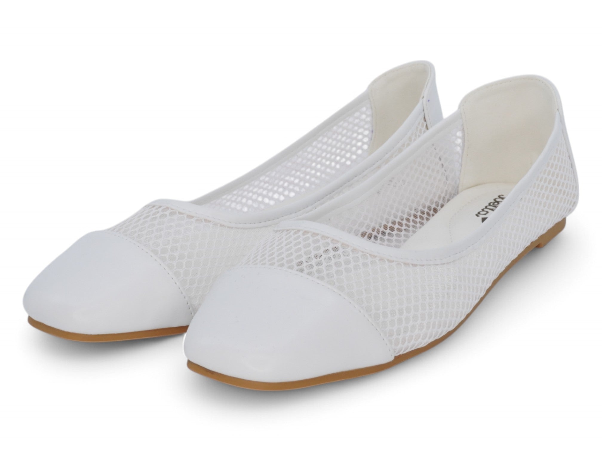 Women's White Noor Flat