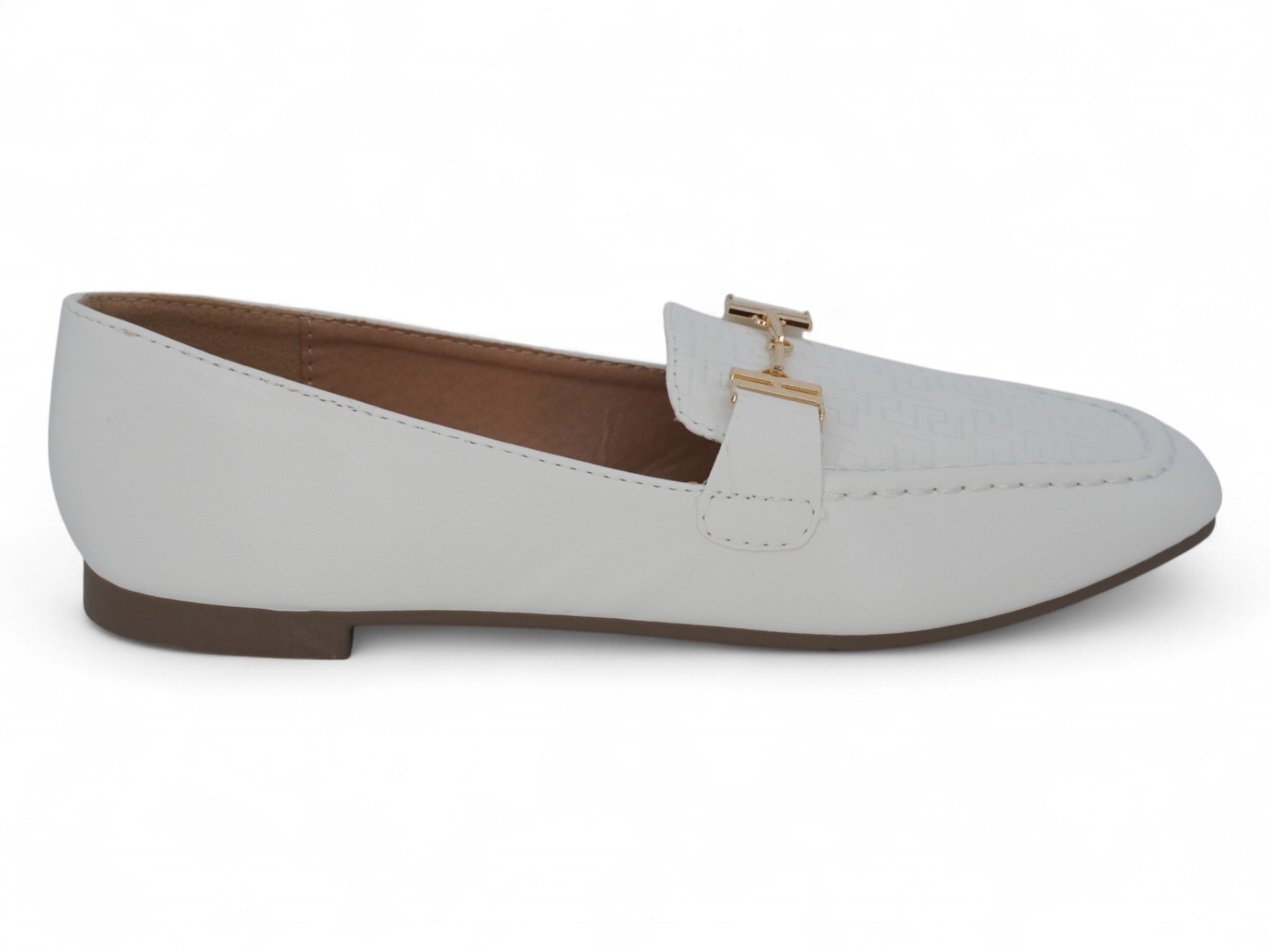 Women's White Samira Flat