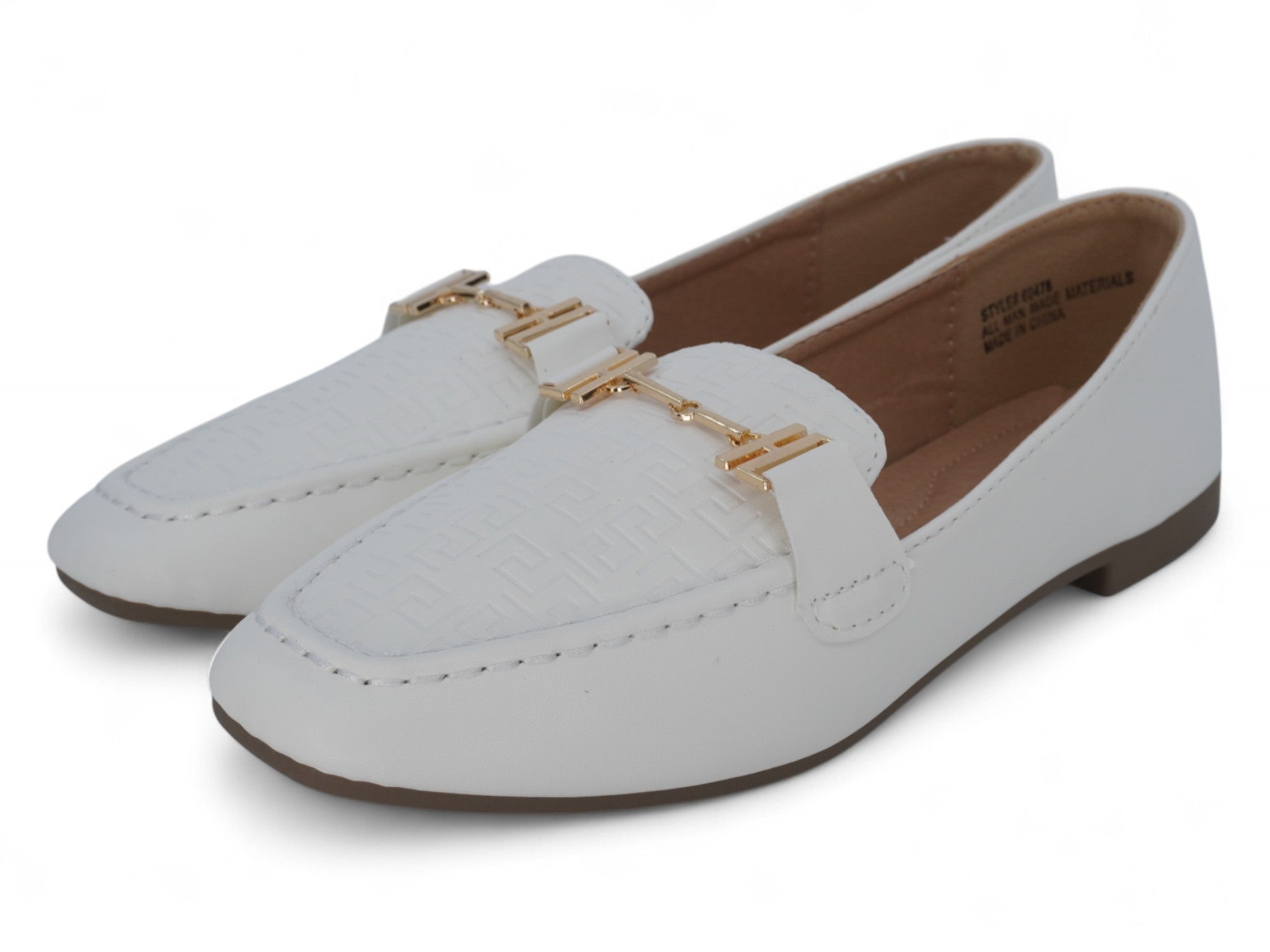 Women's White Samira Flat