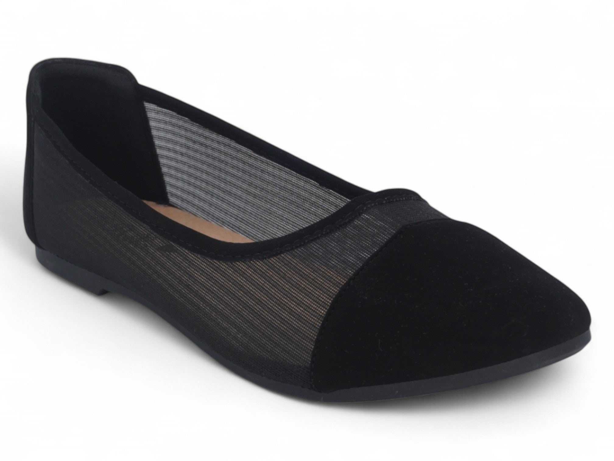 Women's Black Ashlyn Flat