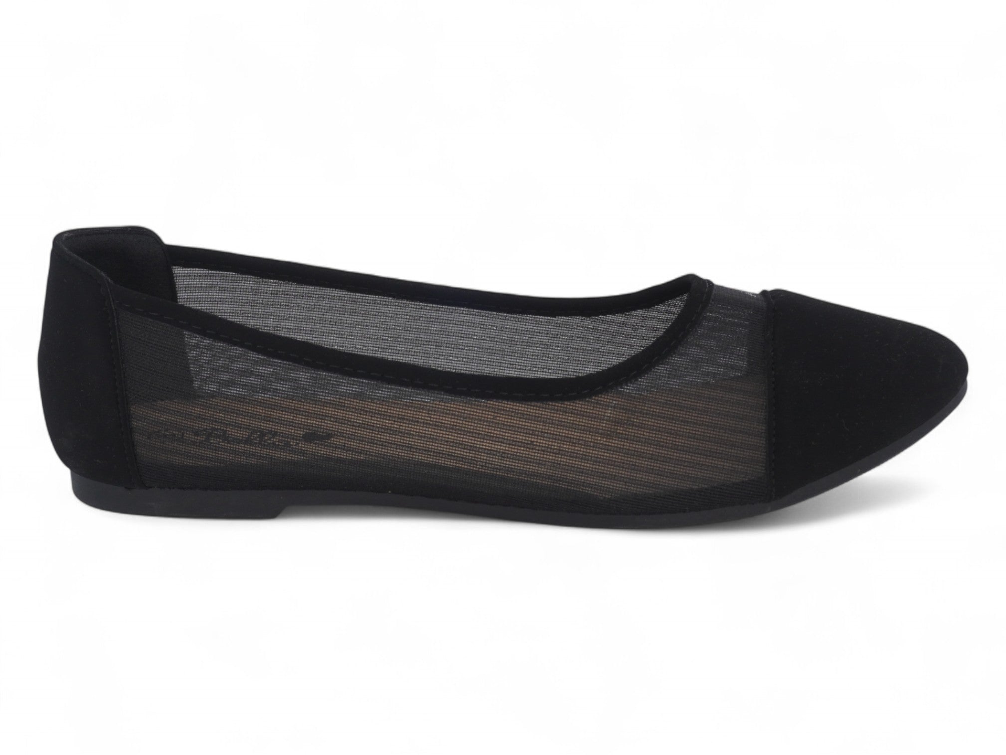 Women's Black Ashlyn Flat