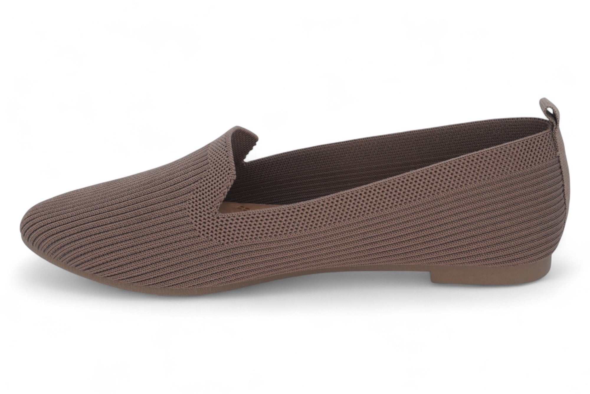 Women's Taupe Fly Knit Flat