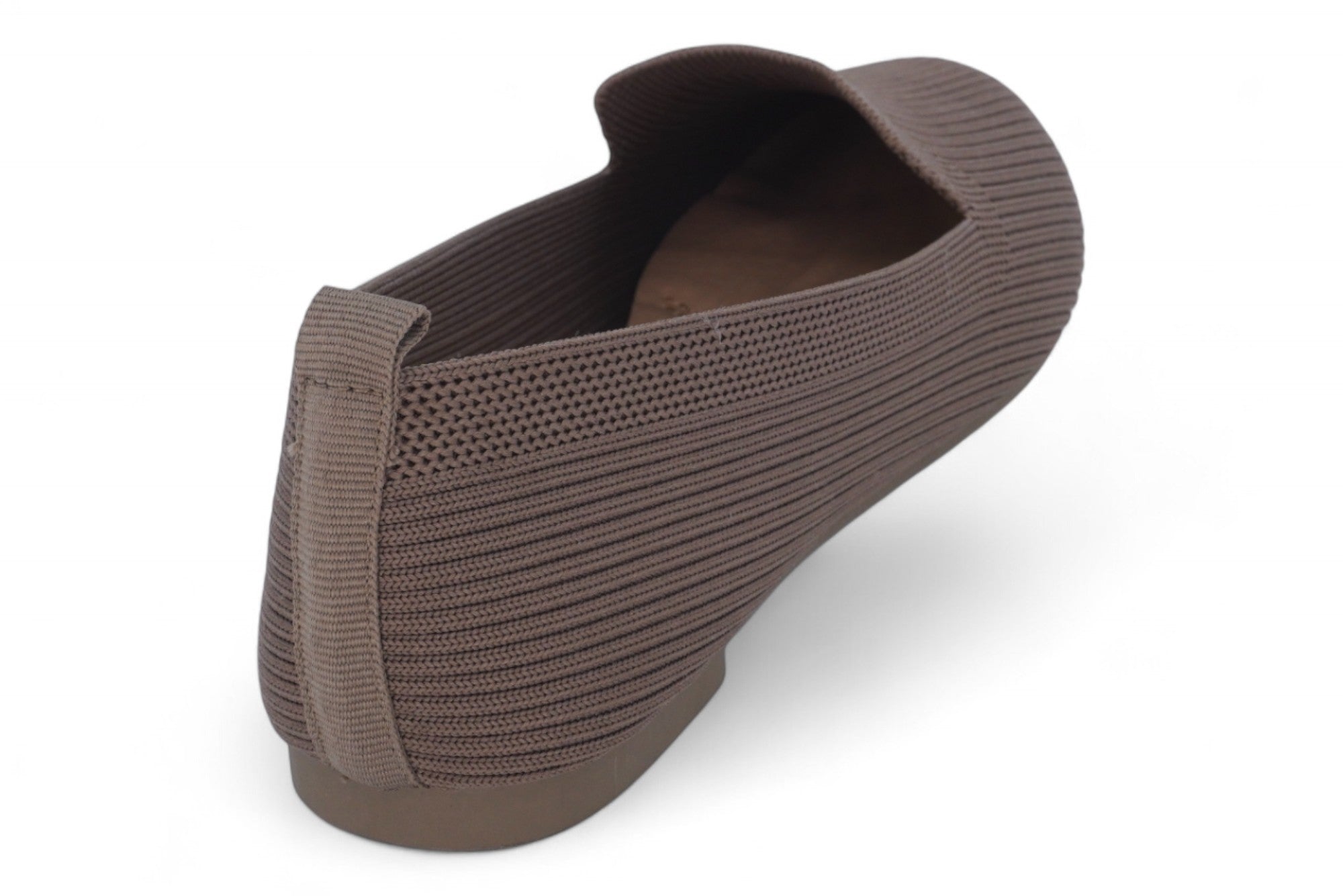 Women's Taupe Fly Knit Flat