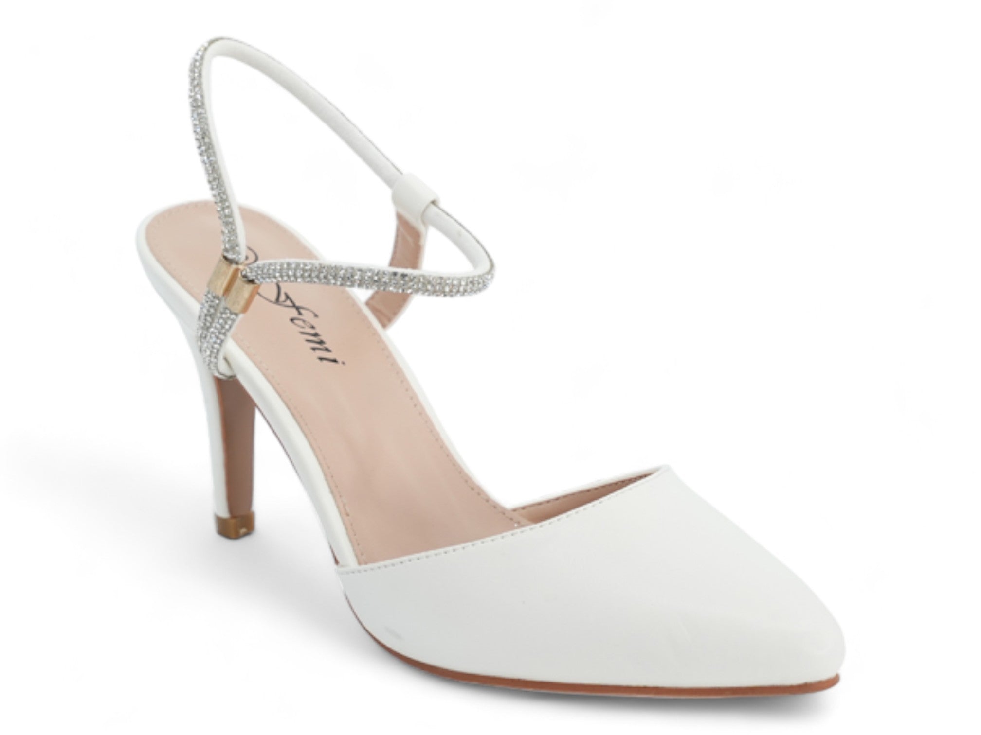 Women's White Melissa Heel