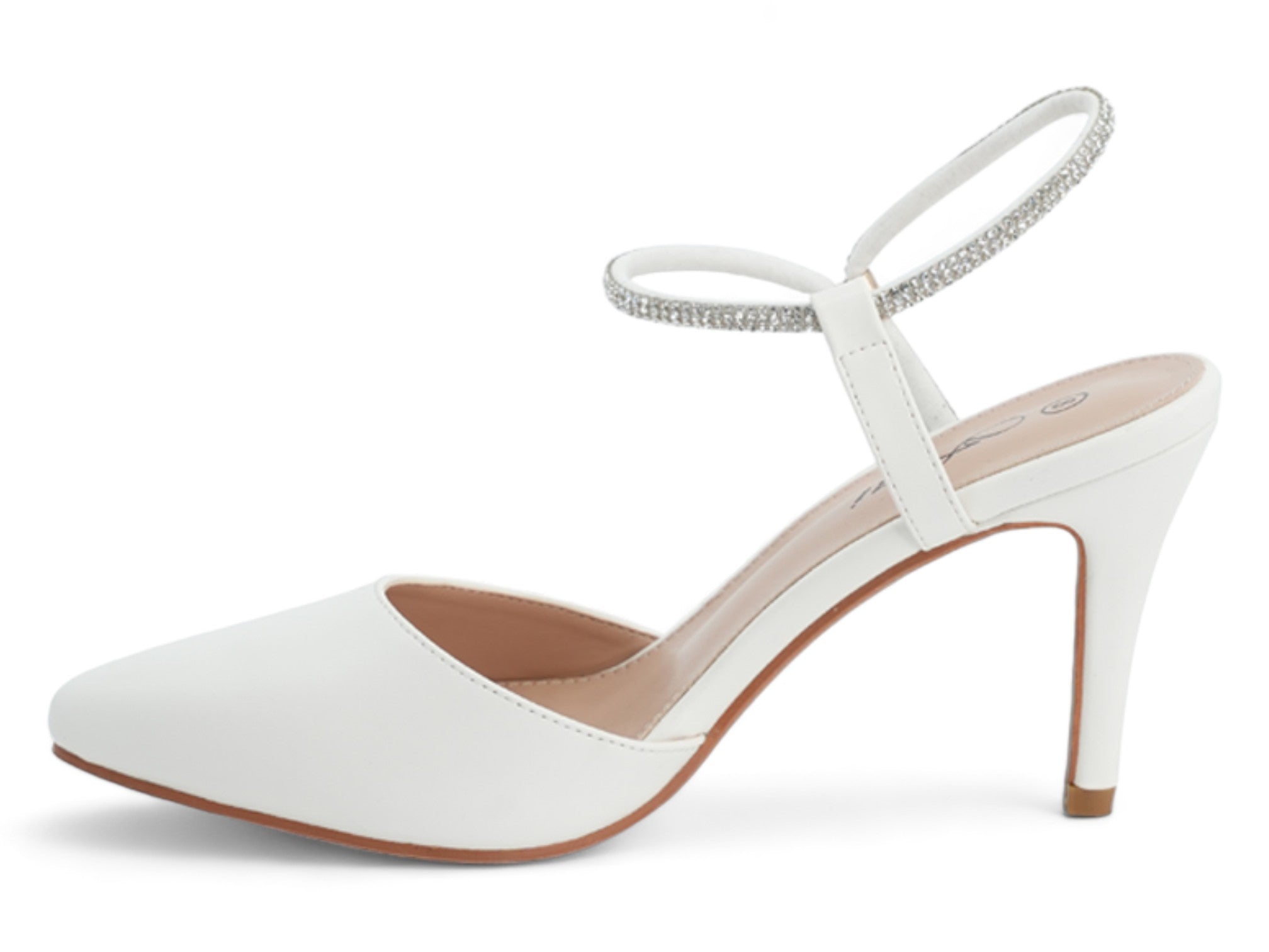 Women's White Melissa Heel