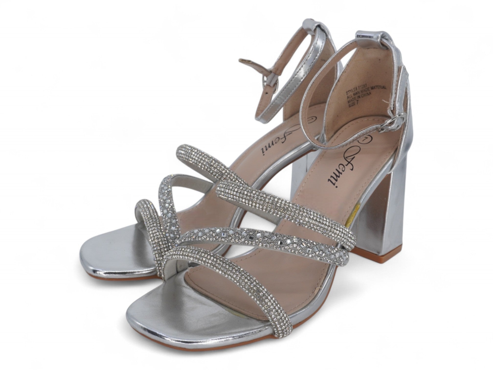 Women's Silver Tate Heel