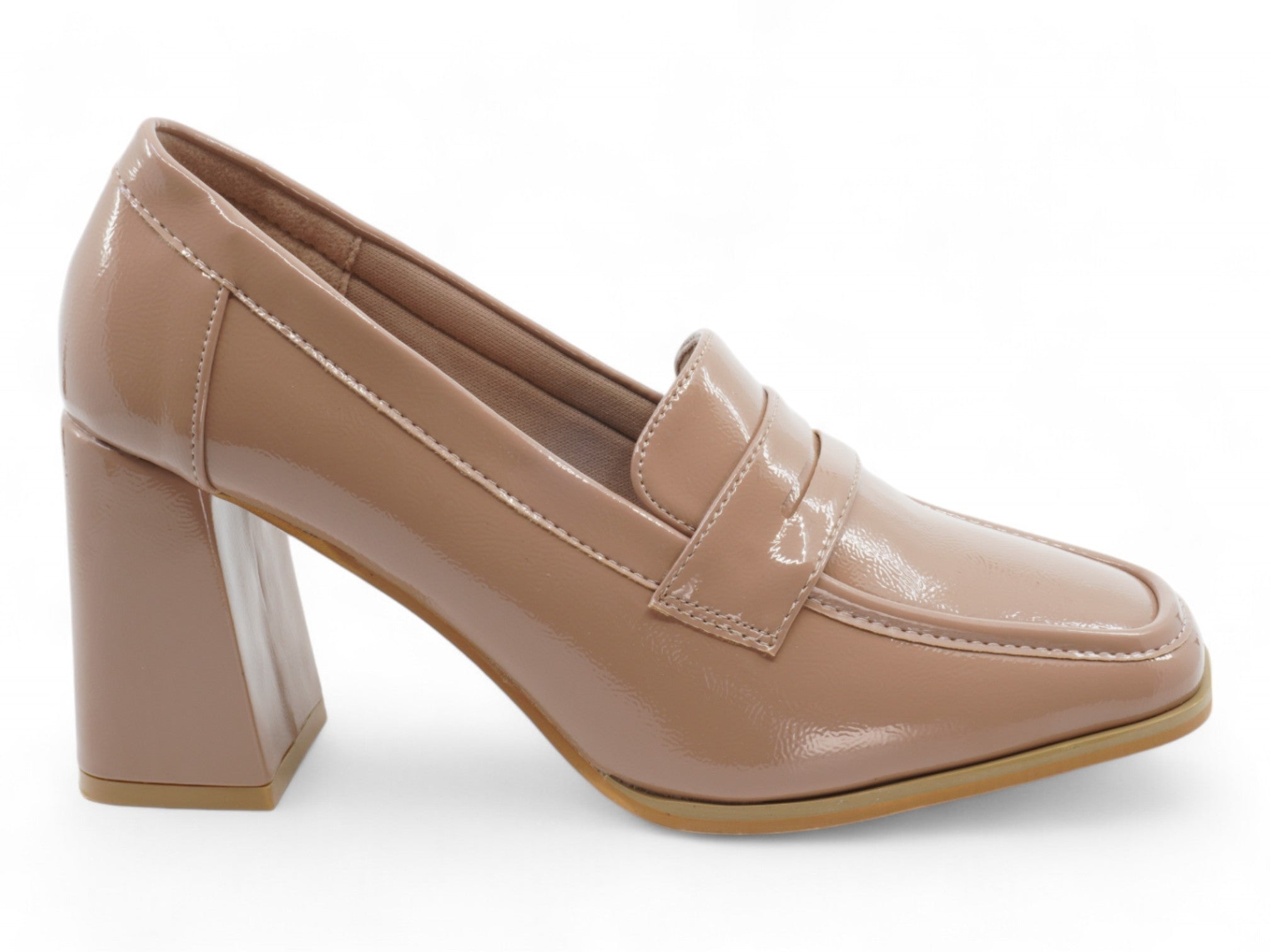 Women's Tan Virginia Loafer Heel