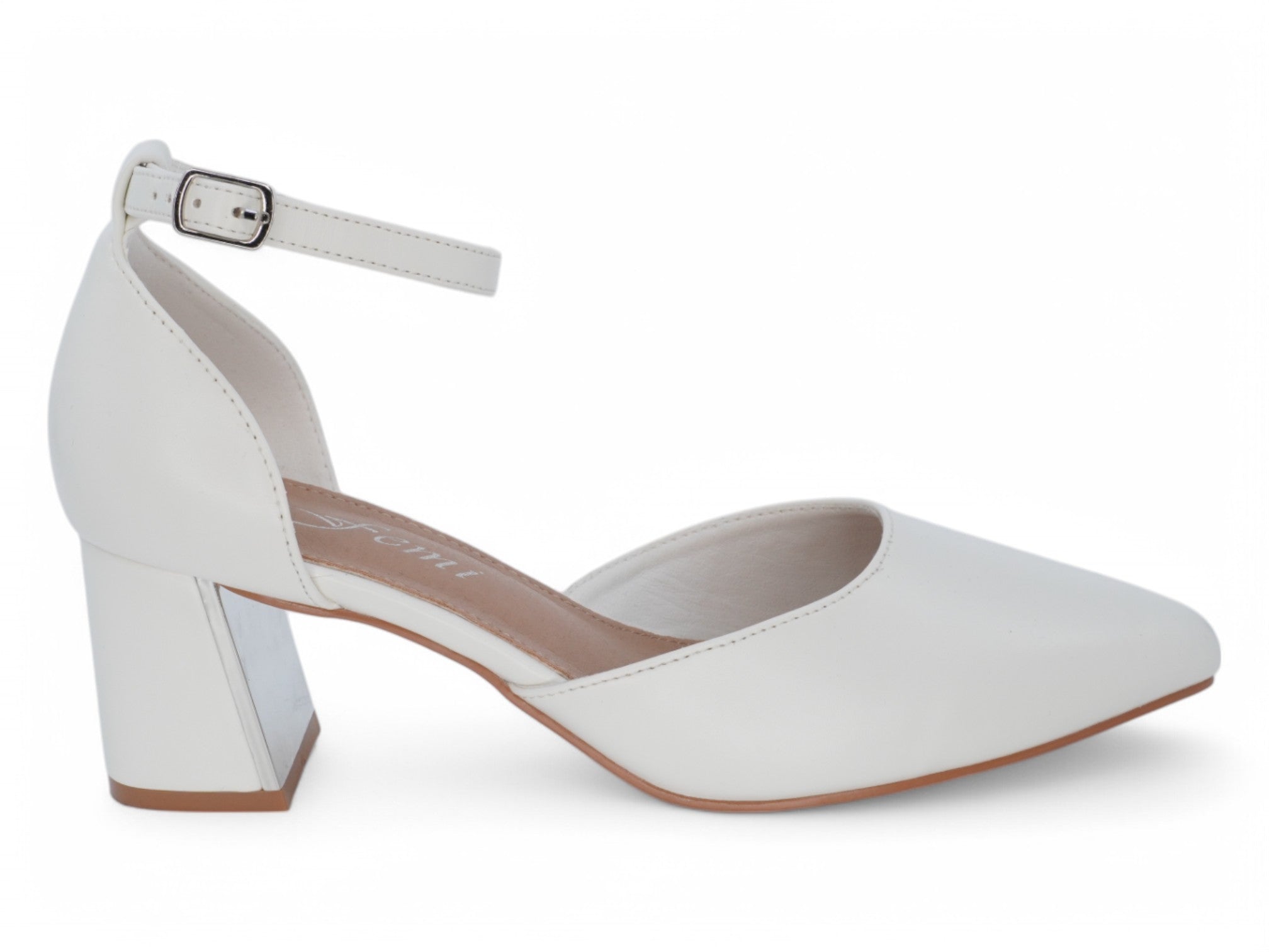 Women's White Kimber Heel