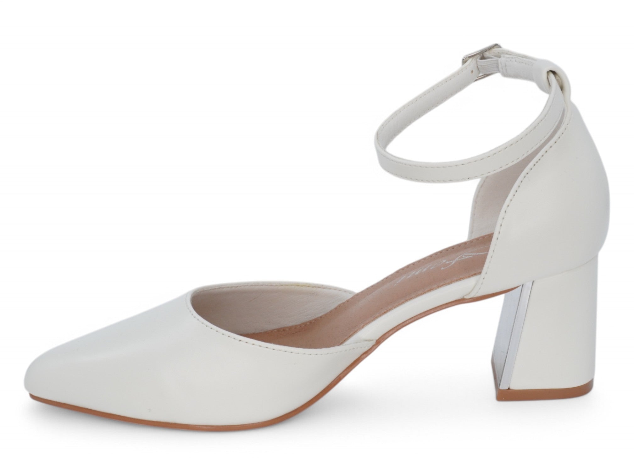 Women's White Kimber Heel