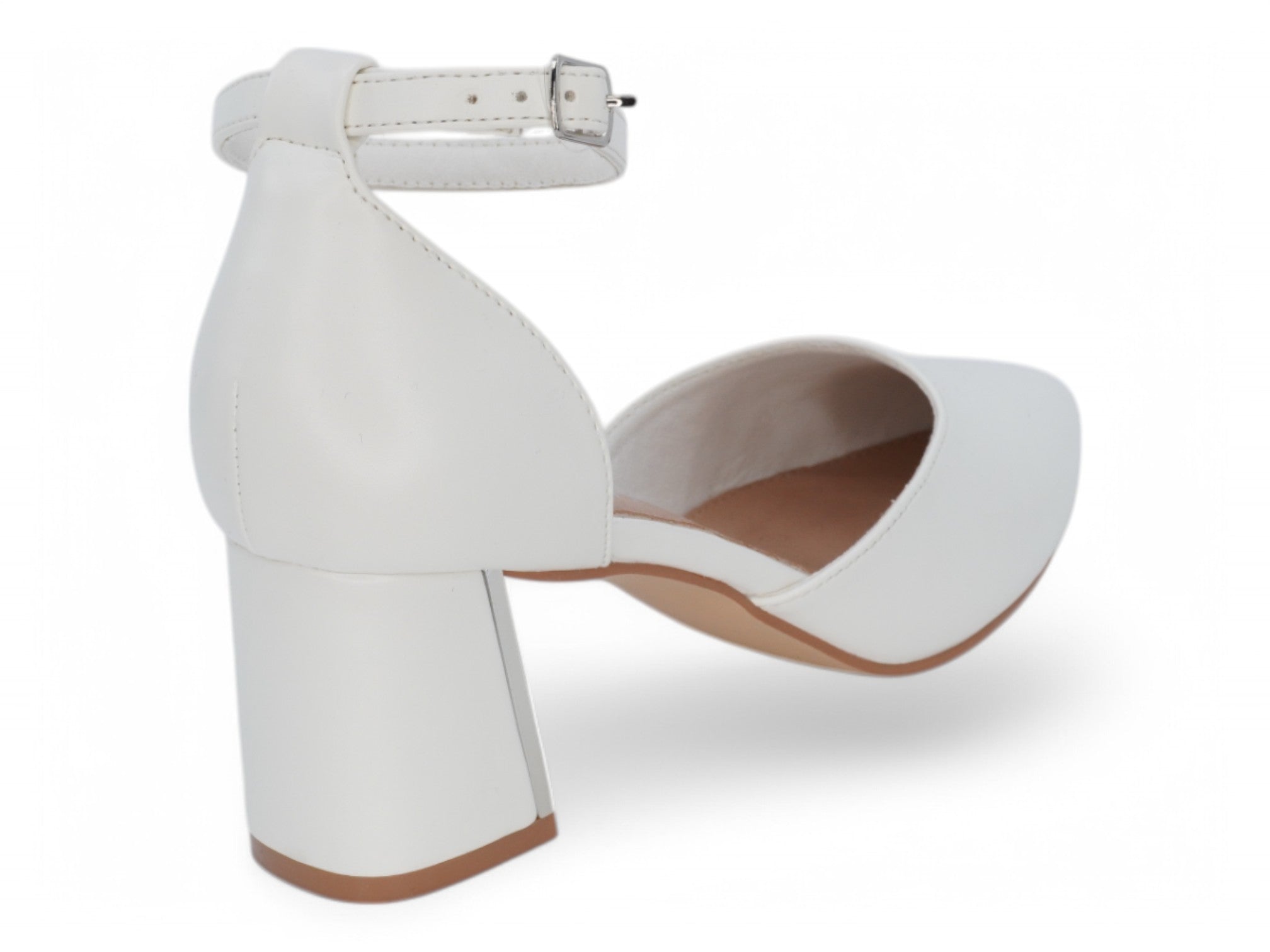 Women's White Kimber Heel