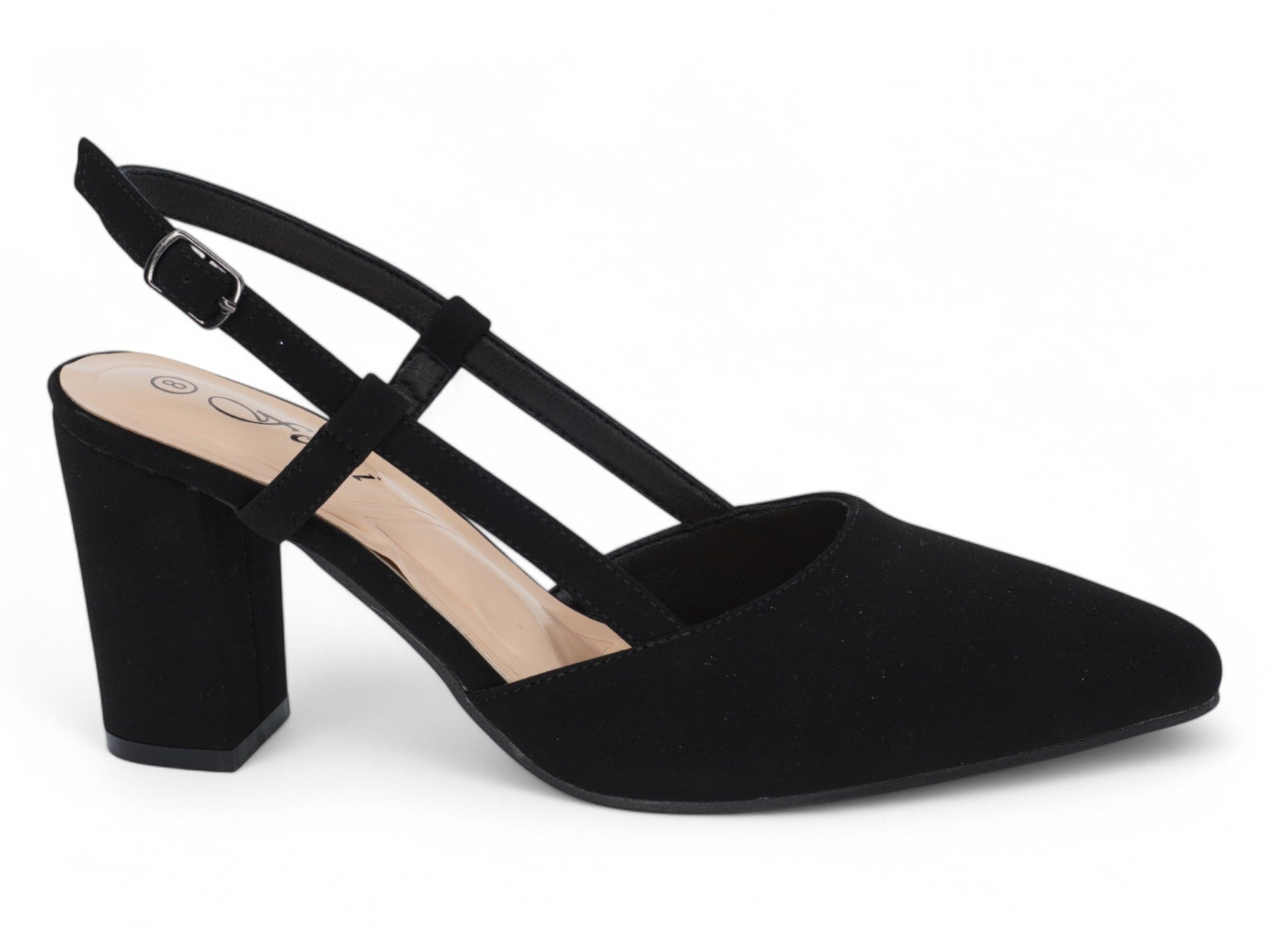 Women's Black Ramona Sling Back Heel