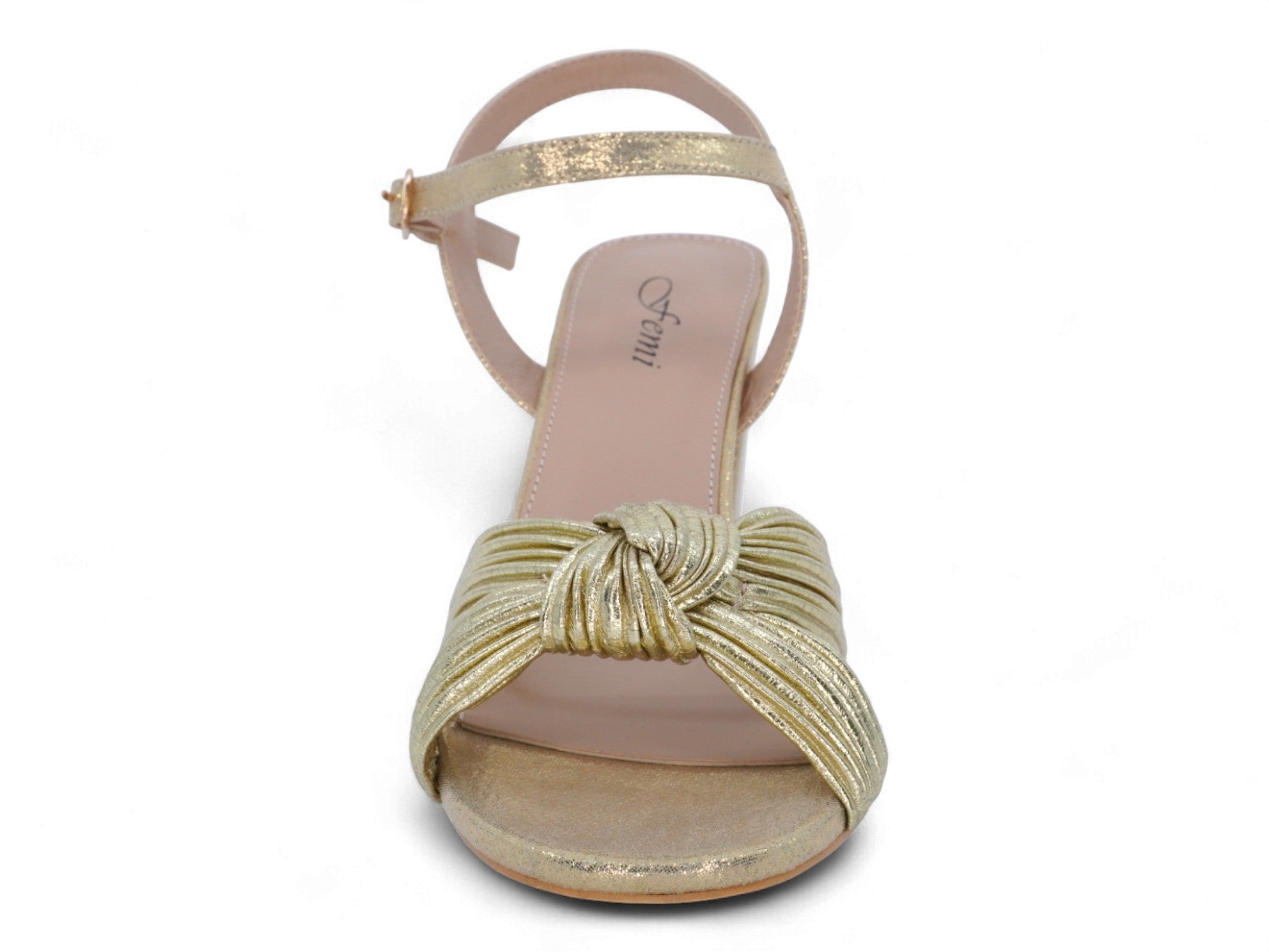 Women's Gold Brenda Heel