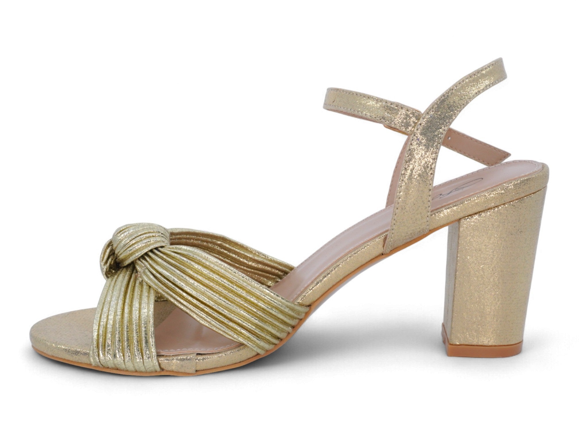 Women's Gold Brenda Heel