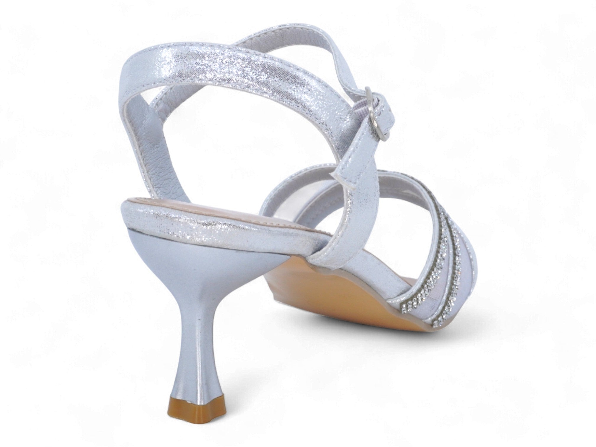 Women's Silver Ronda Kitten Heel