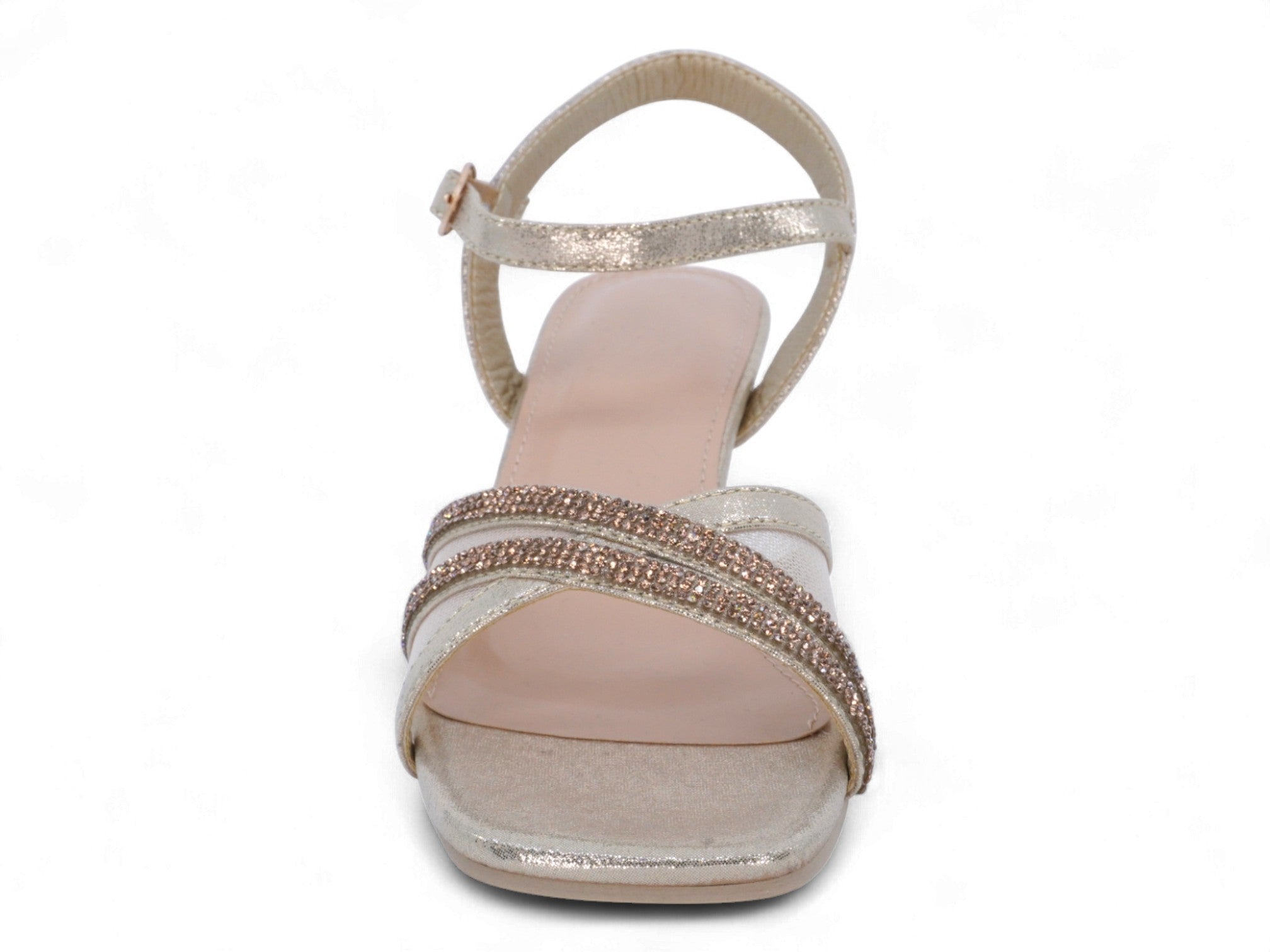 Women's Gold Ronda Kitten Heel