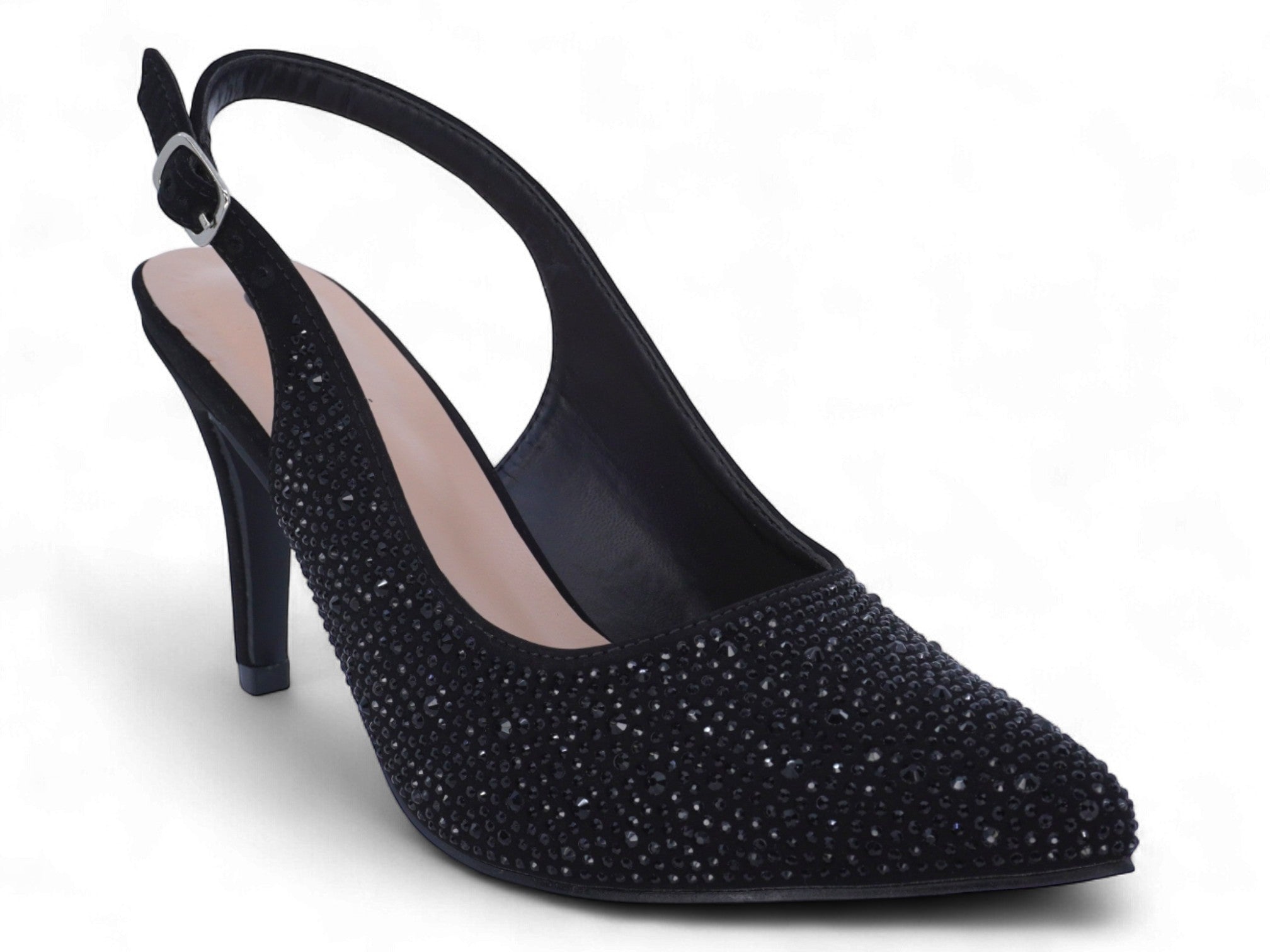 Women's Black Priya Slingback Pump
