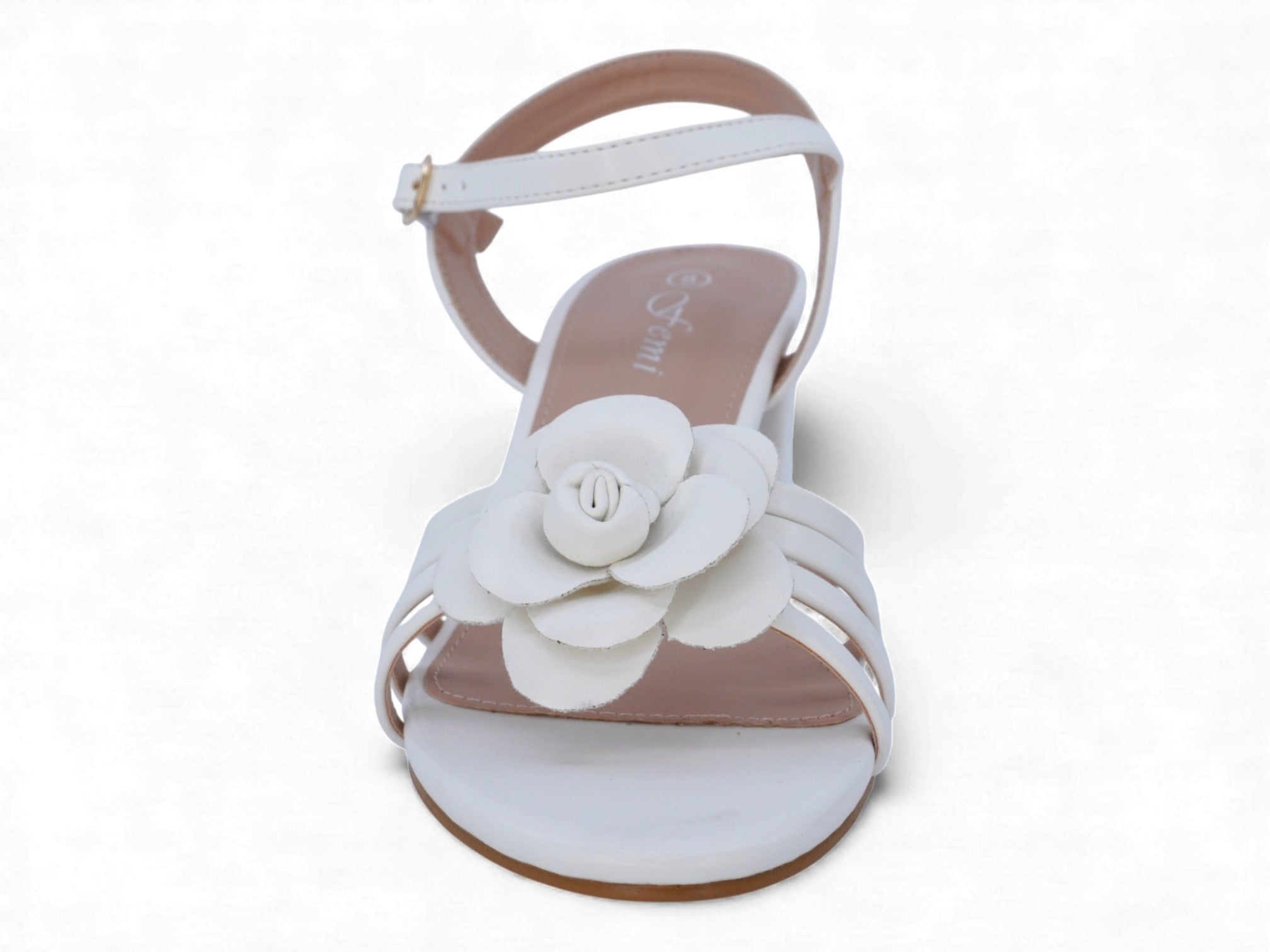Women's White Rose Heel