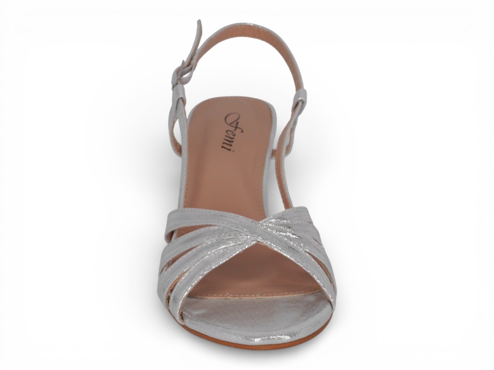 Women's Silver Andrea Heel