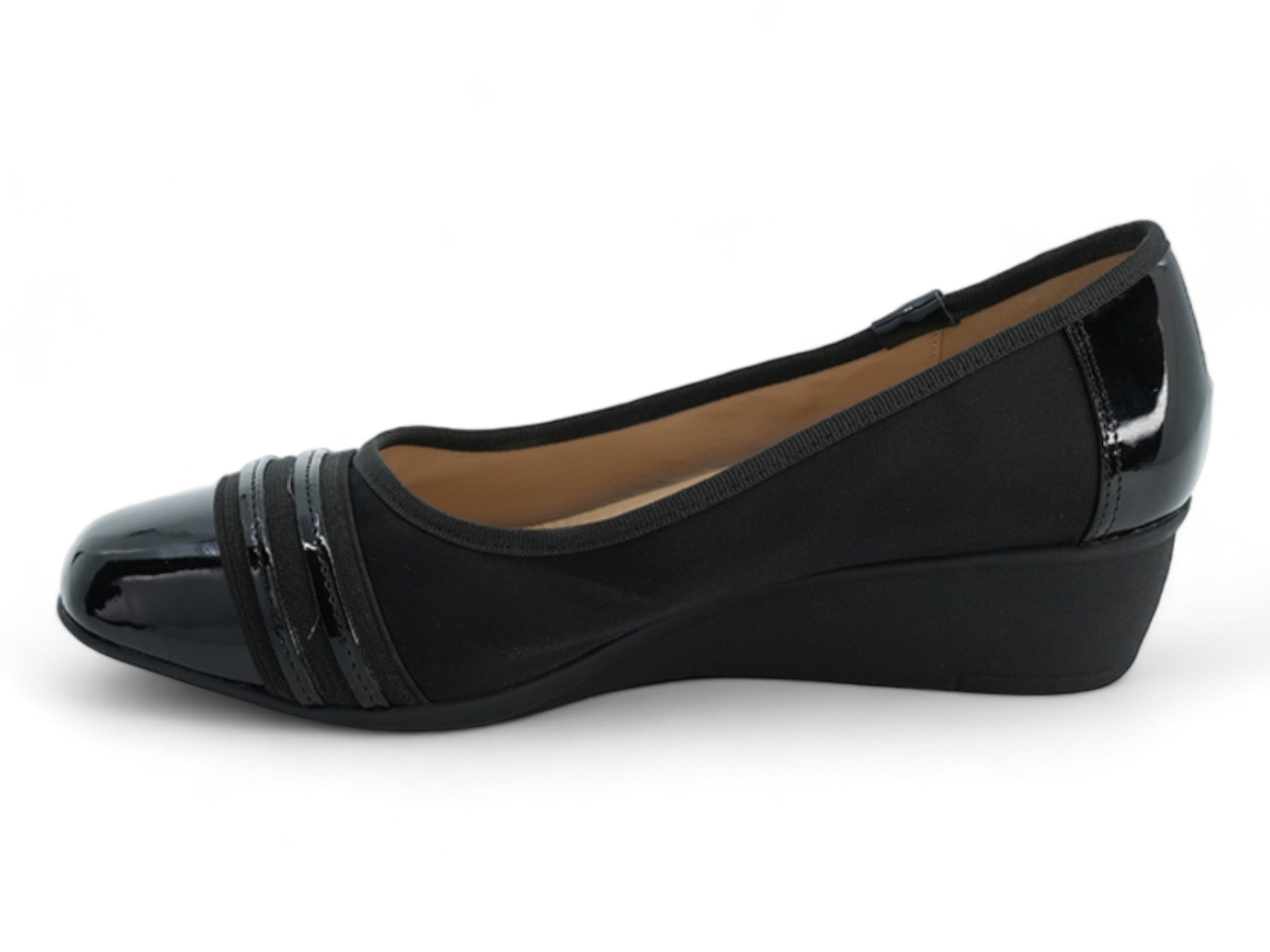 Women's Black Avela Comfort Wedge