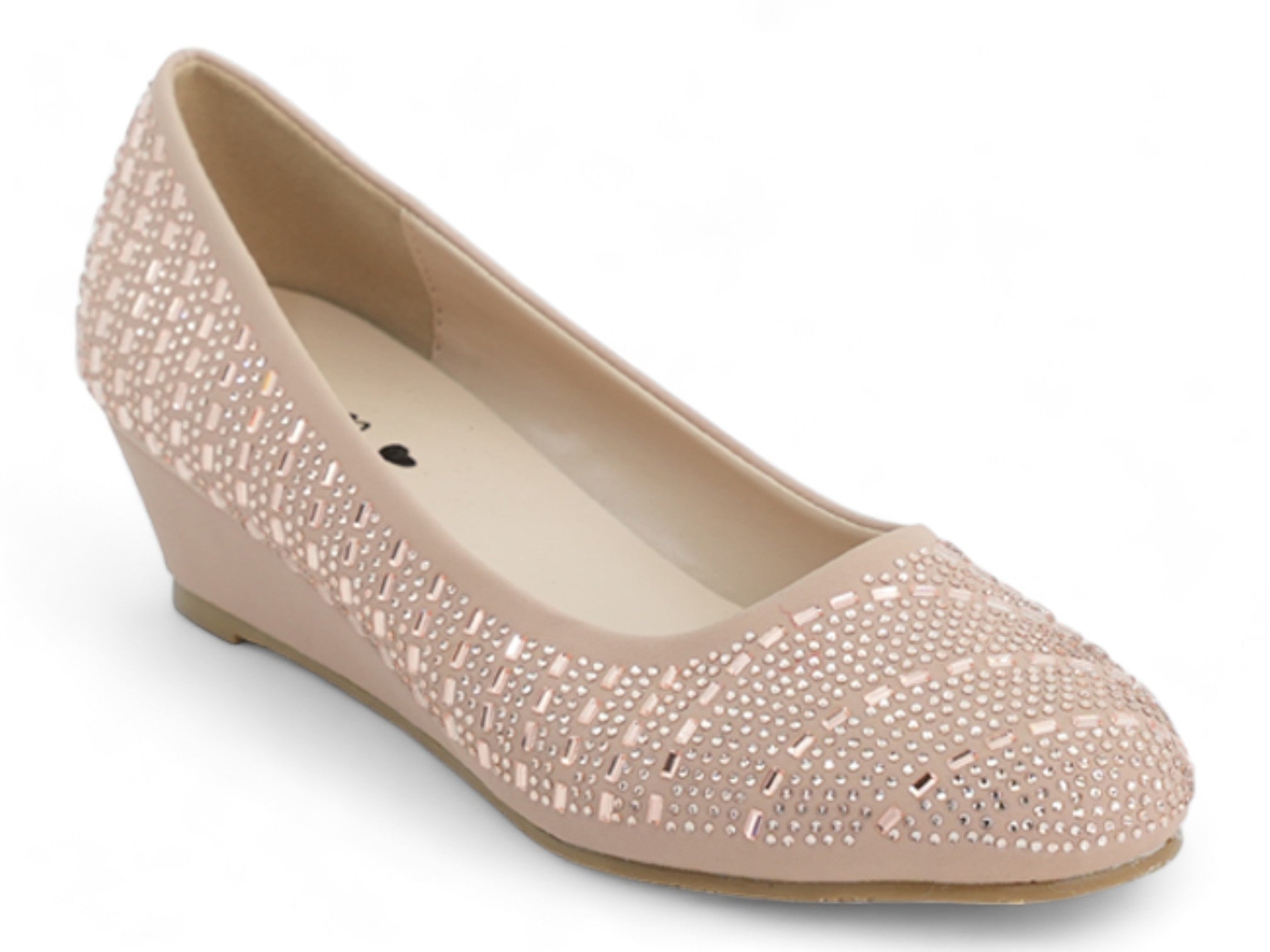 Women's Blush Pink Evelyn Wedge