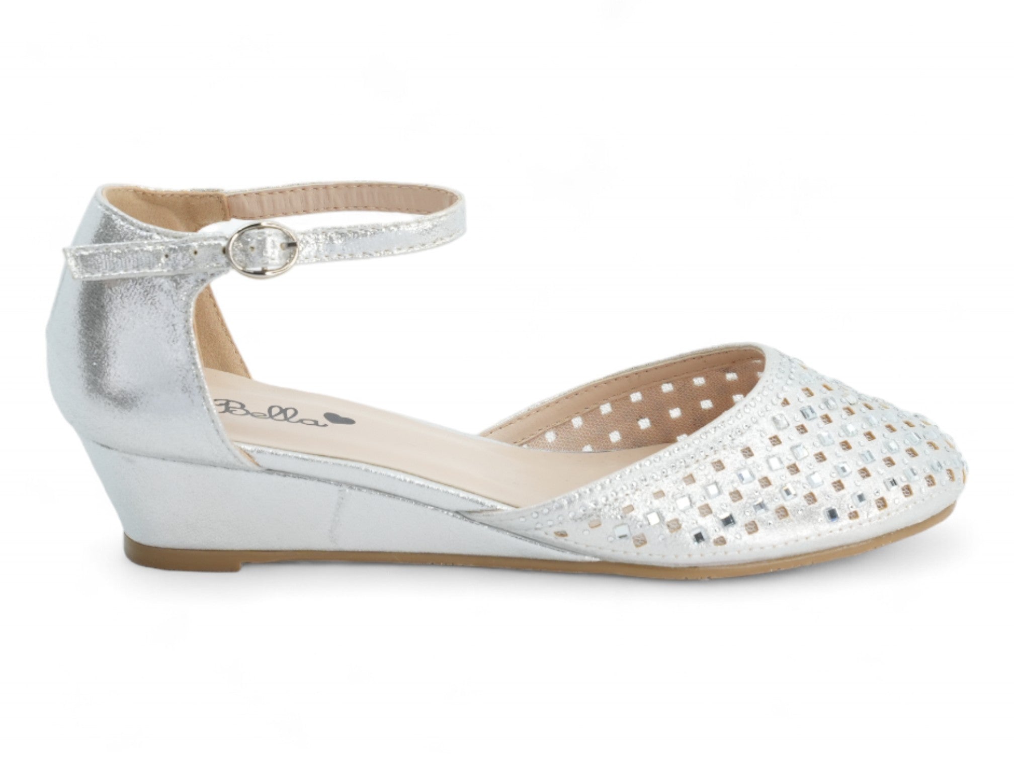 Women's Silver Vanessa Wedge