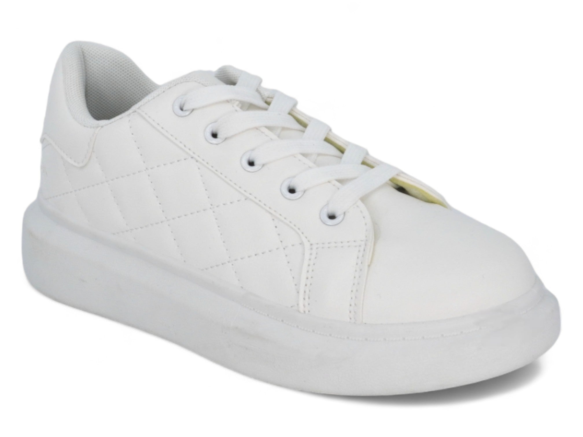 Women's White Raelynn Platform Sneaker