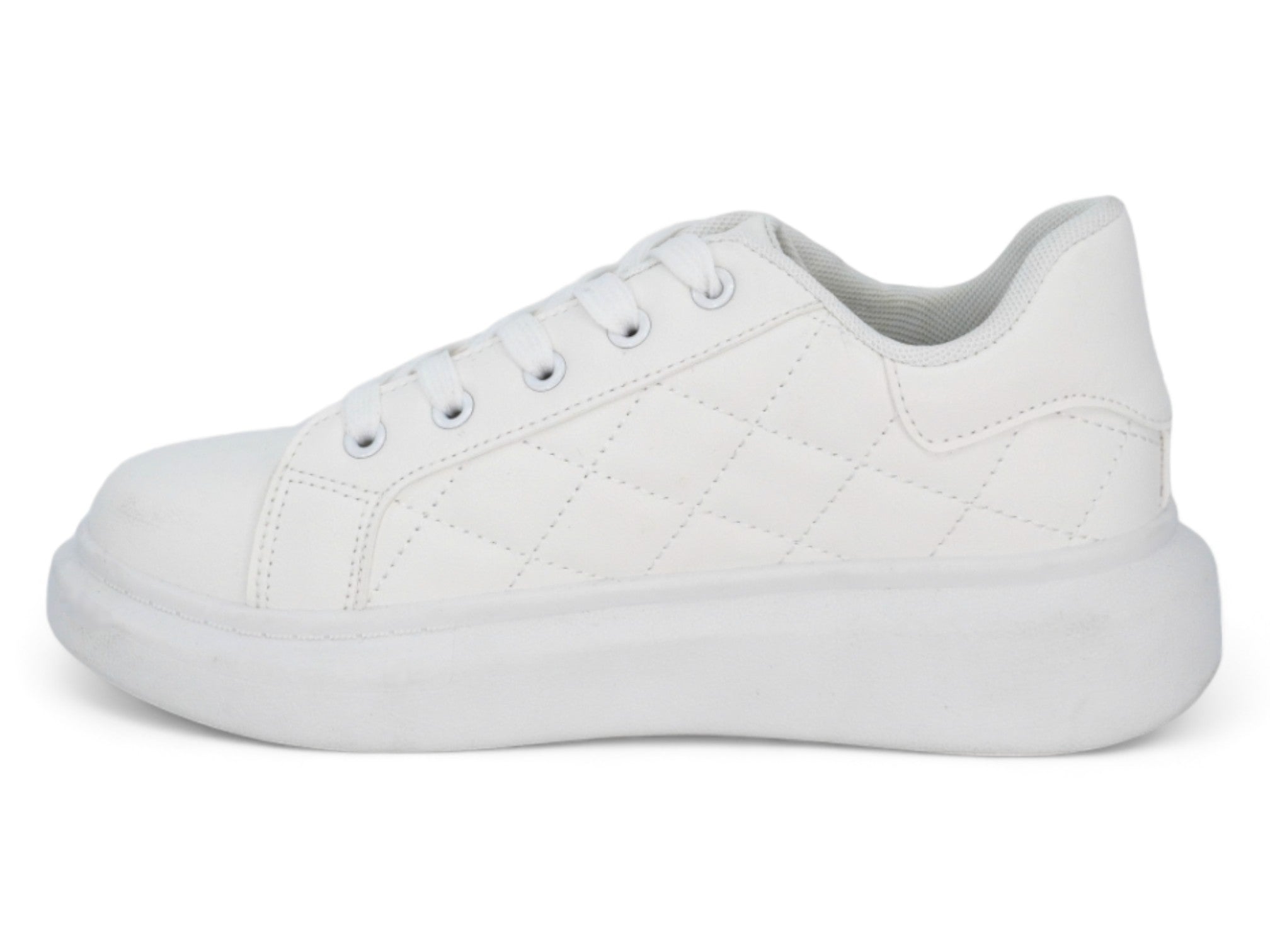 Women's White Raelynn Platform Sneaker