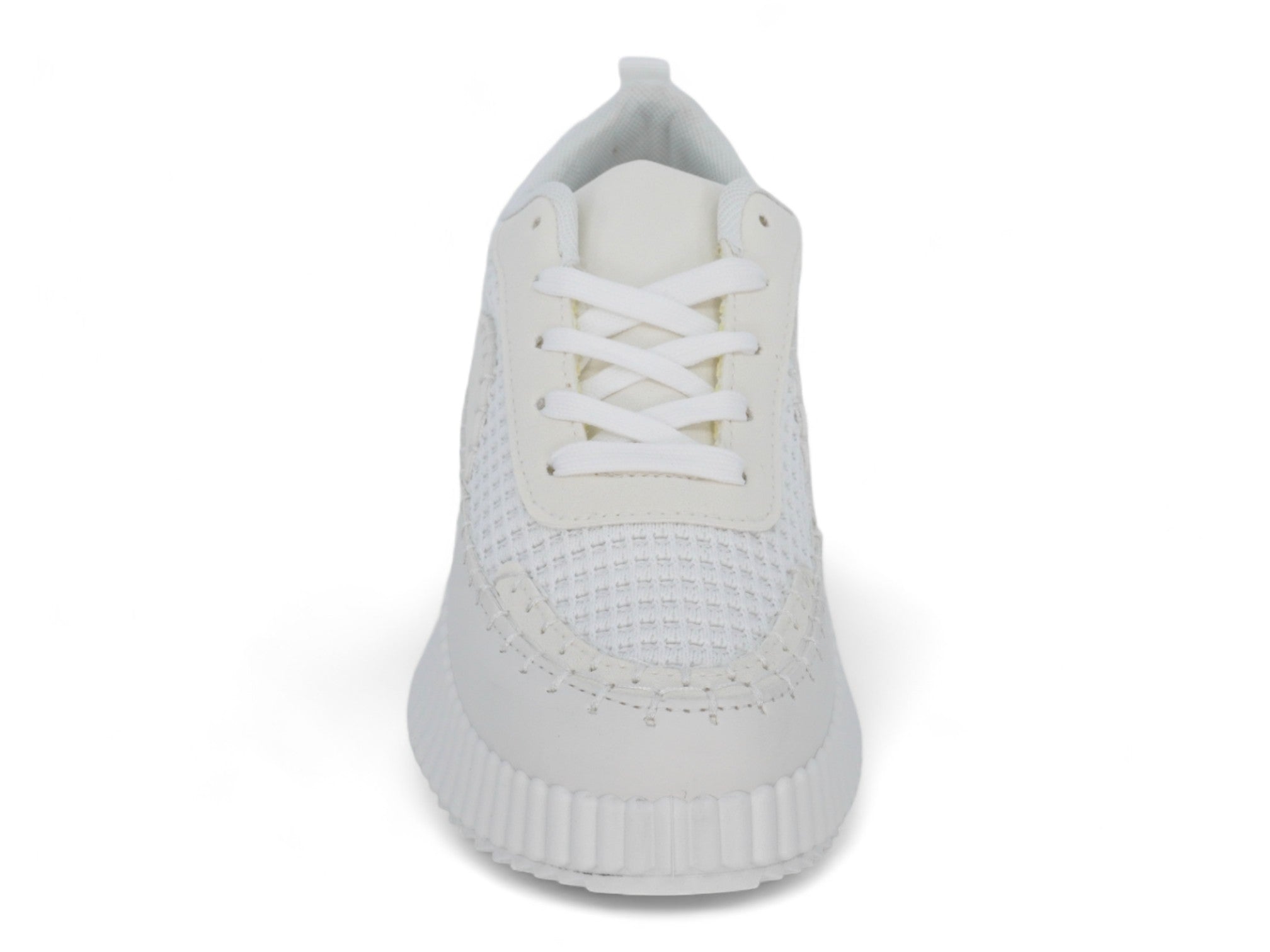 Women's White Charleigh Platform Sneaker
